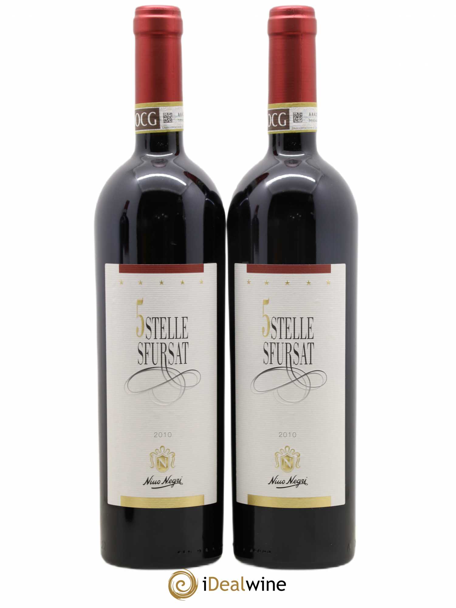 Italie Stelle Sfursat - Nino Negri - Sforzato di Valtellina 2010 - Posten von 2 Flaschen - 0