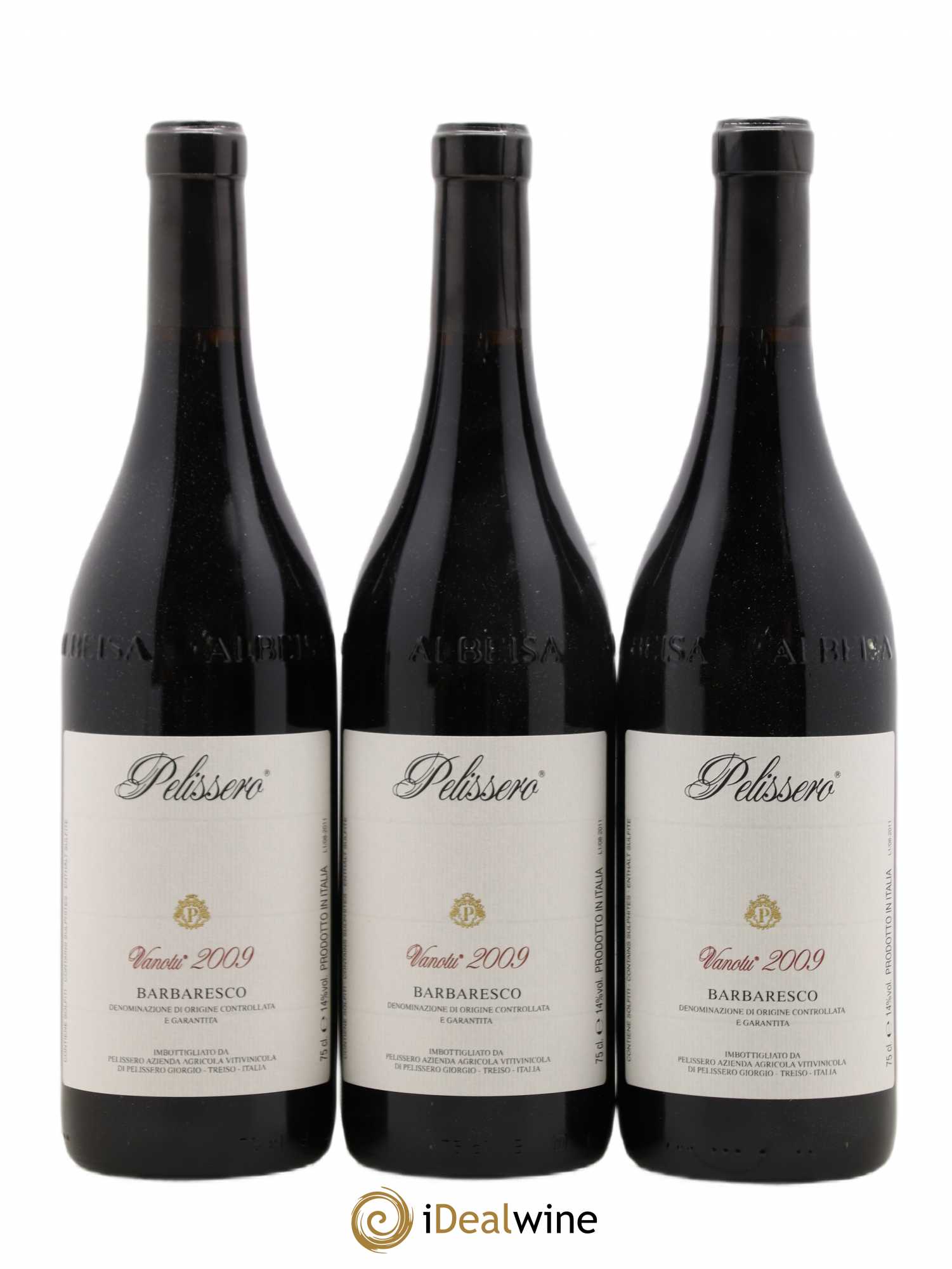 Barbaresco DOCG Vanotu Pelissero 2009 - Lot de 3 bouteilles - 0