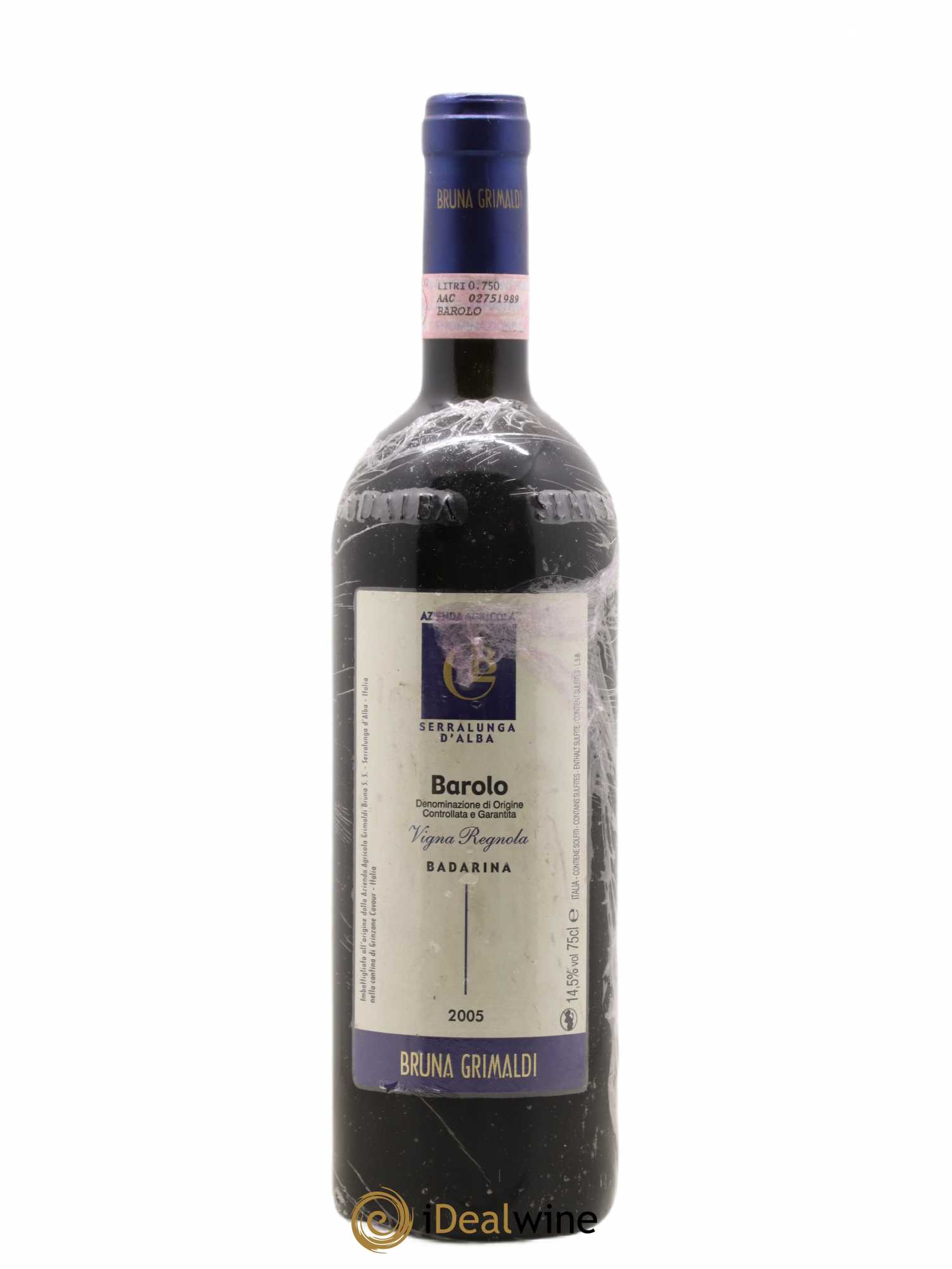 Barolo Vigna Regnola Badarina Bruna Grimaldi 2005 - Posten von 1 Flasche - 0