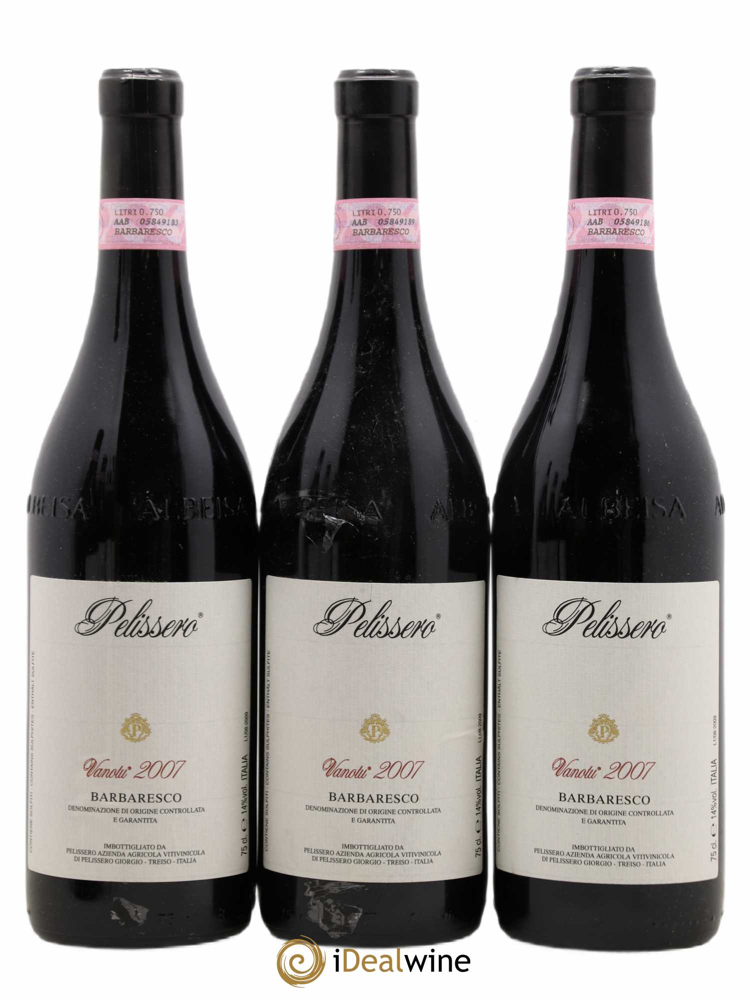 Barbaresco DOCG Vanotu Pelissero 2007 - Lot de 6 bouteilles - 1