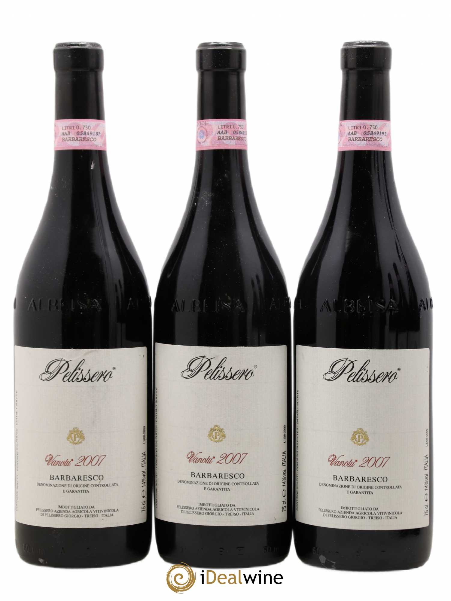 Barbaresco DOCG Vanotu Pelissero 2007 - Lot de 6 bouteilles - 2