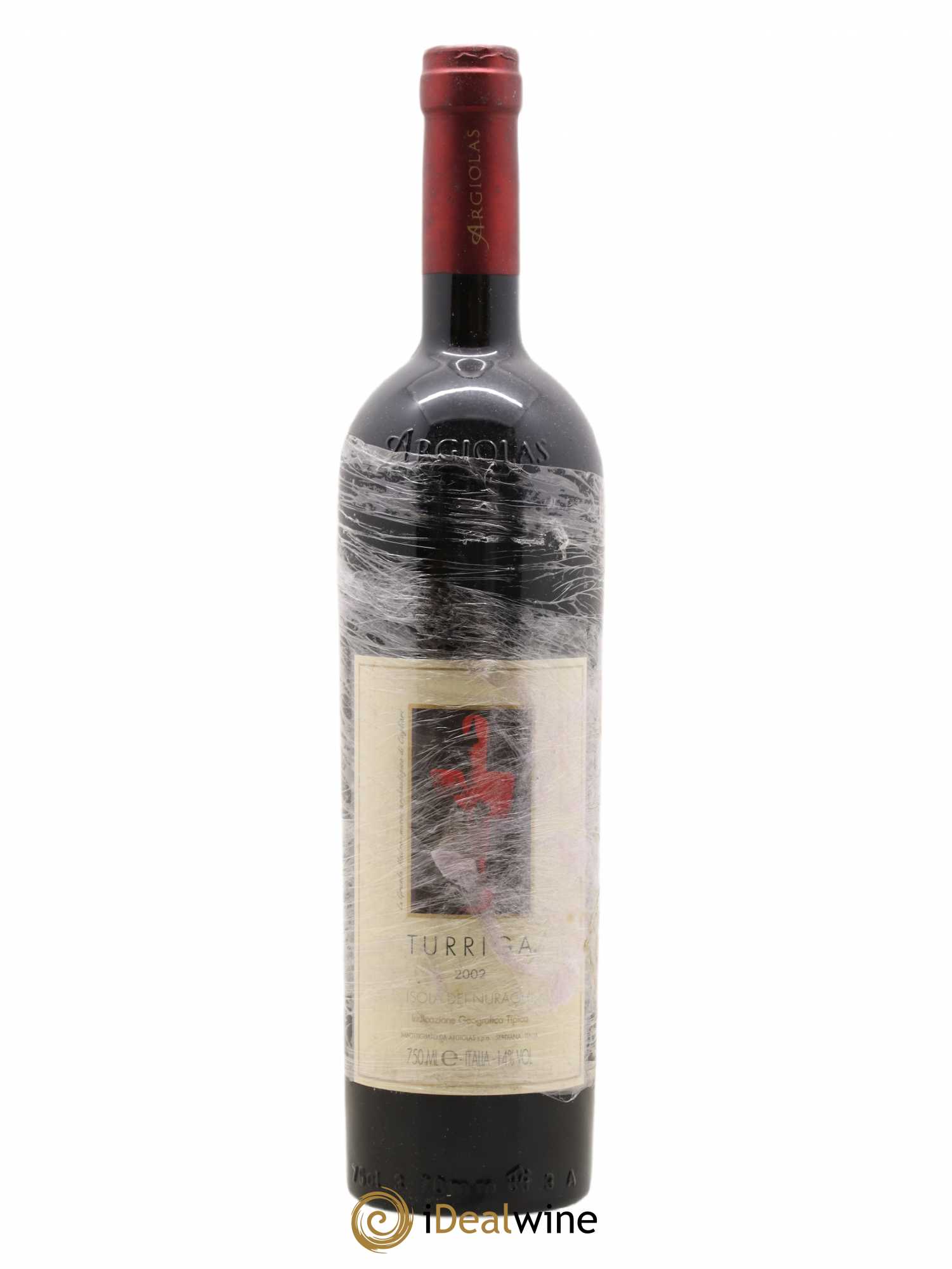 Sardaigne Cantine Argiolas - Turriga - Isola dei Nuraghi Rosso IGT 2002 - Lotto di 1 bottiglia - 0