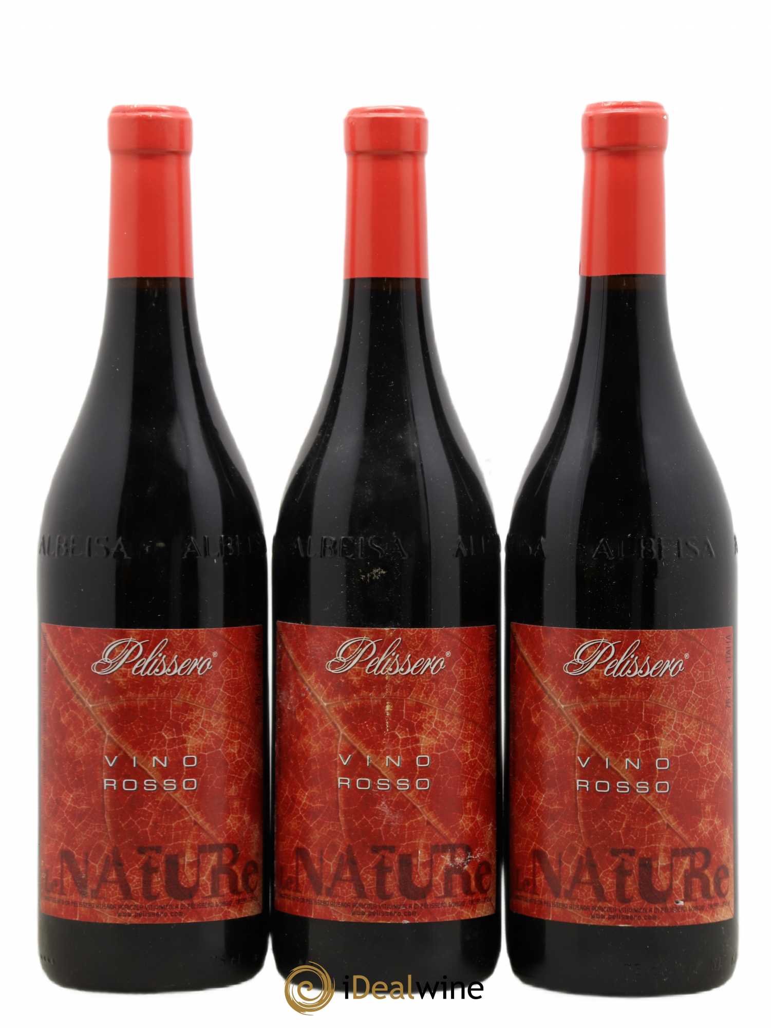 Italie Vino rosso nature Pelissero 2010 - Posten von 3 Flaschen - 0