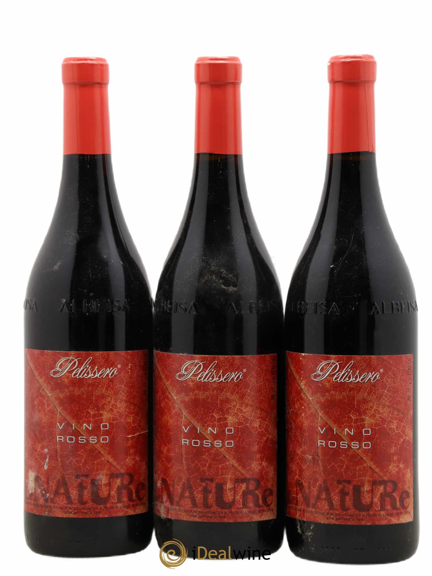 Italie Vino rosso nature Pelissero 2010 - Posten von 3 Flaschen - 0