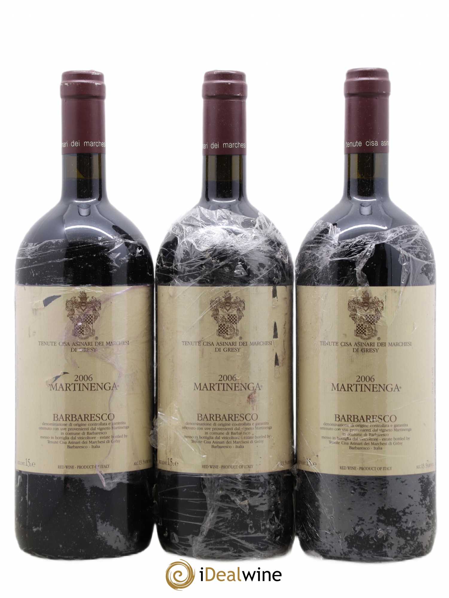 Barbaresco DOCG Martinenga Tenute Cisa Asinari dei Marchesi di Gresy 2006 - Posten von 3 Magnum - 0