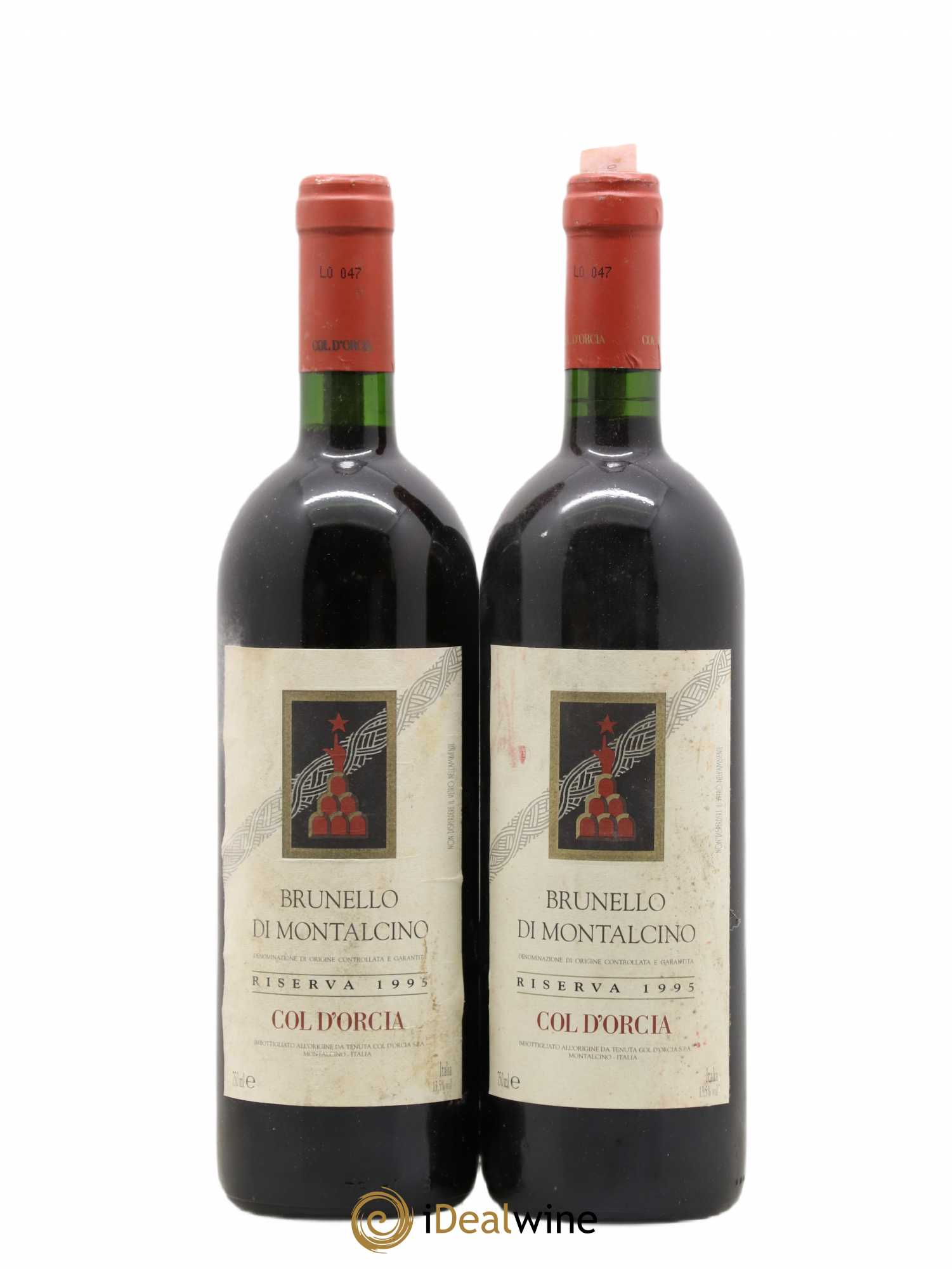 Brunello di Montalcino Riserva Tenuta Col d'Orcia 1995 - Lot de 2 bouteilles - 0