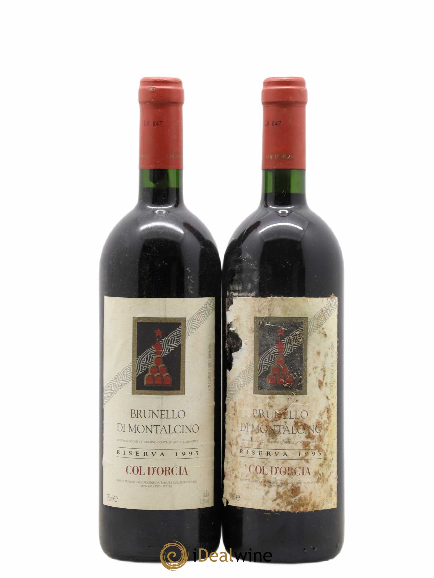 Brunello di Montalcino Riserva Tenuta Col d'Orcia 1995 - Lot de 2 bouteilles - 0