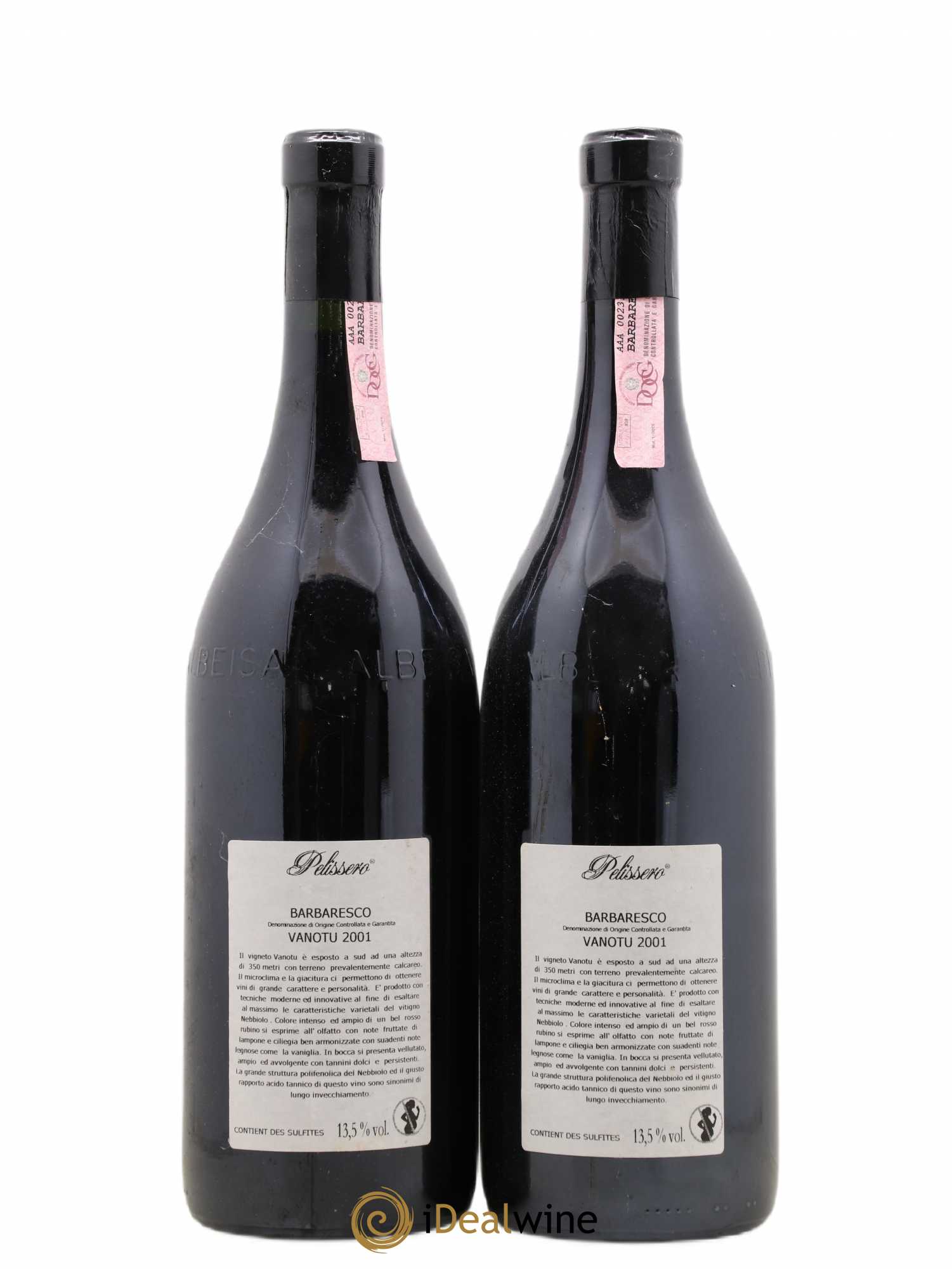 Barbaresco DOCG Vanotu Pelissero 2001 - Lot de 2 magnums - 1