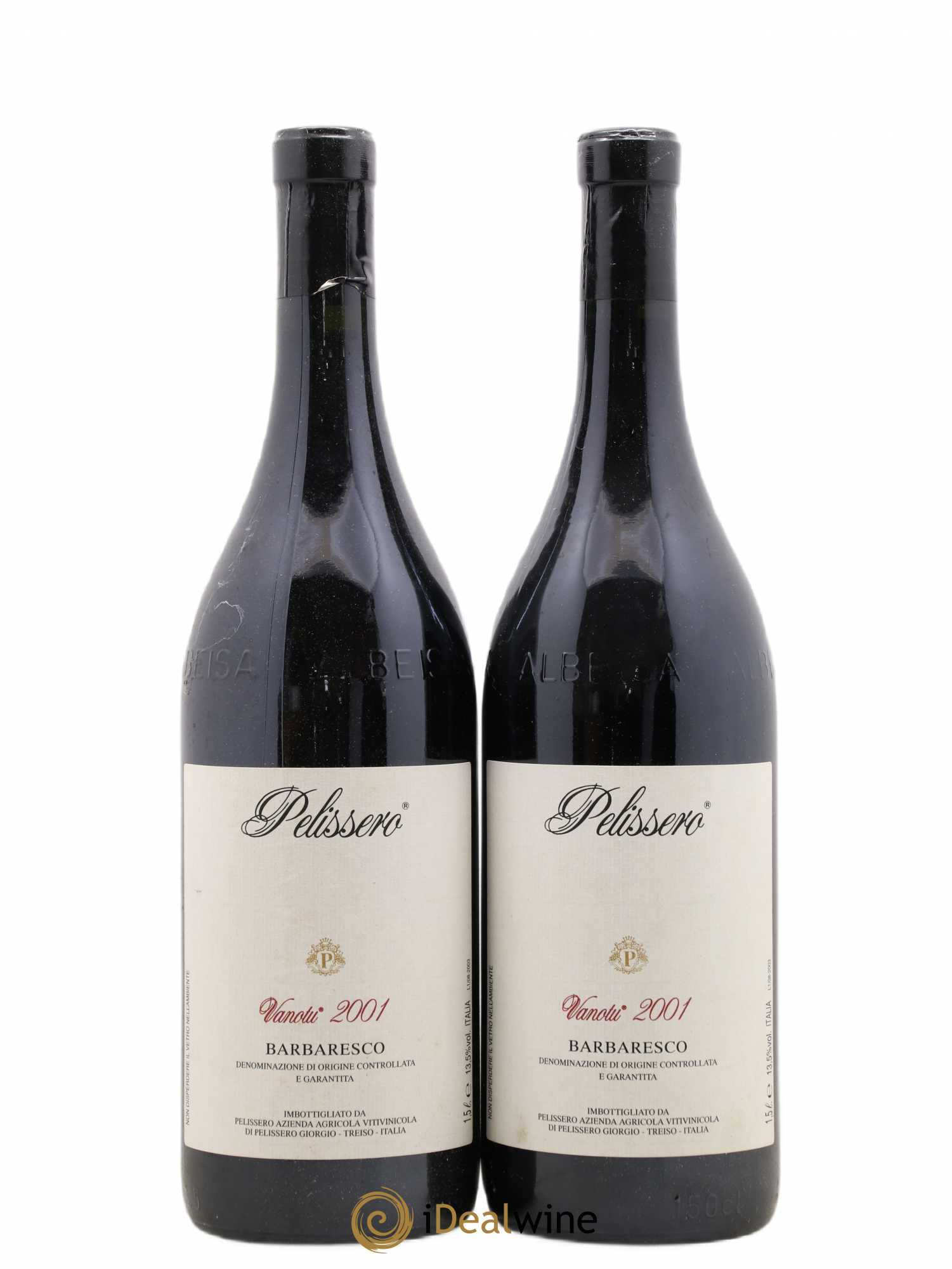 Barbaresco DOCG Vanotu Pelissero 2001 - Lot de 2 magnums - 0