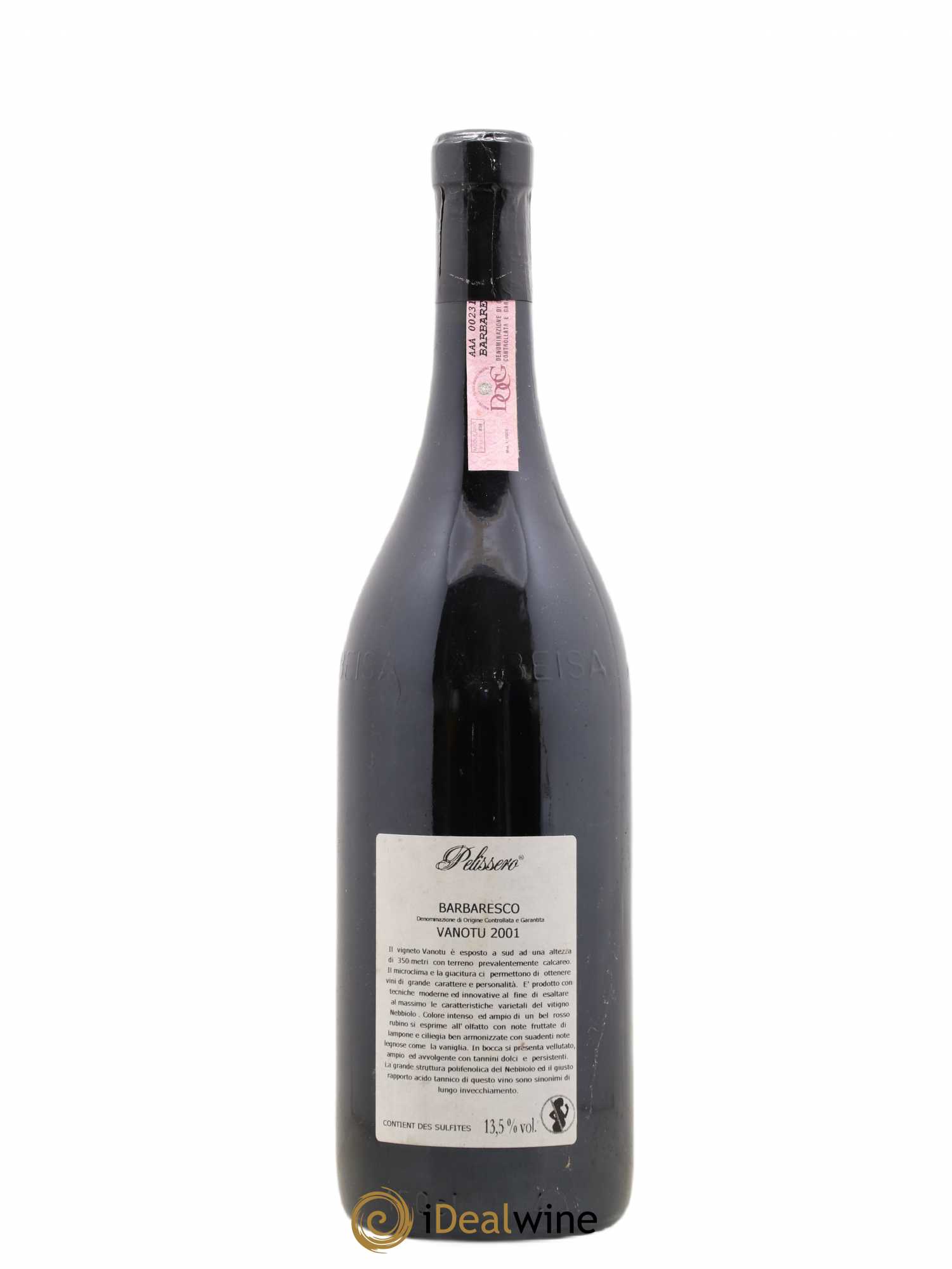 Barbaresco DOCG Vanotu Pelissero 2001 - Lot de 1 magnum - 1