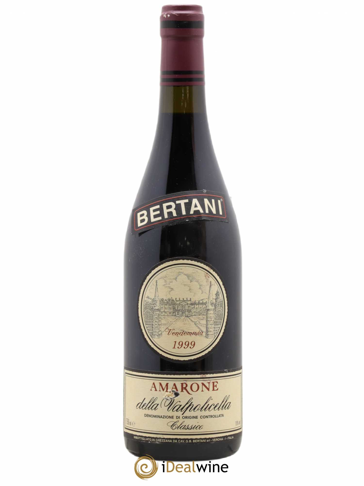 Amarone della Valpolicella DOC Classico Bertani 1999 - Lot de 1 bouteille - 0