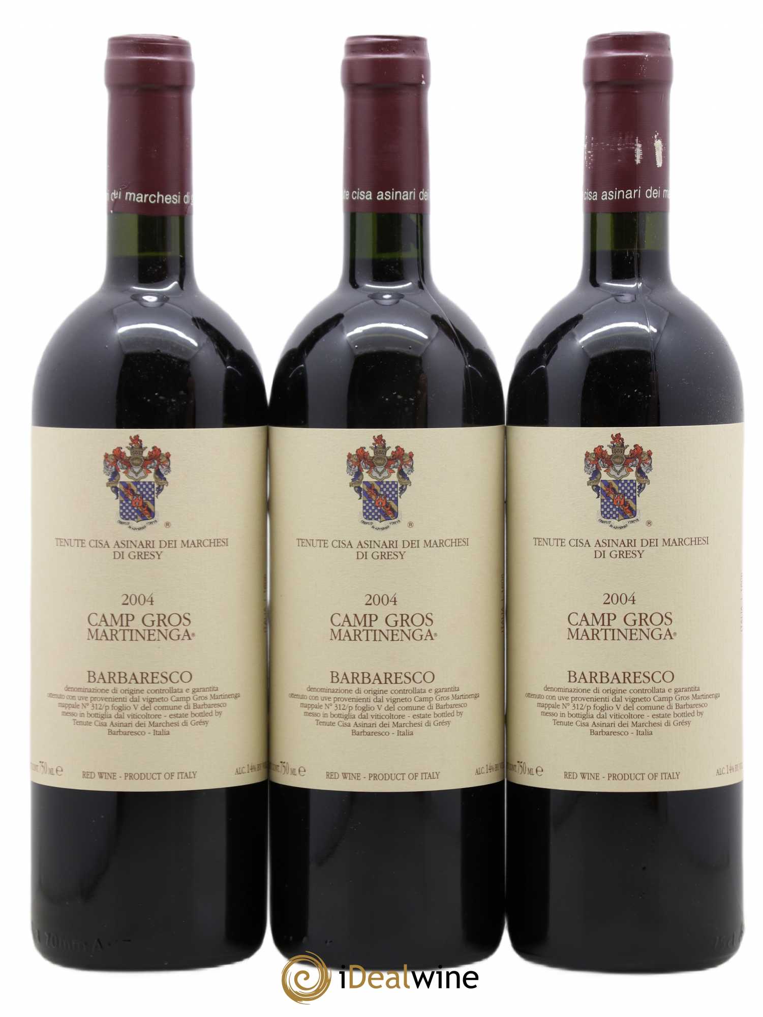 Barbaresco DOCG Camp Gros Martinenga Tenute Cisa Asinari dei Marchesi di Gresy 2004 - Lotto di 6 bottiglie - 2