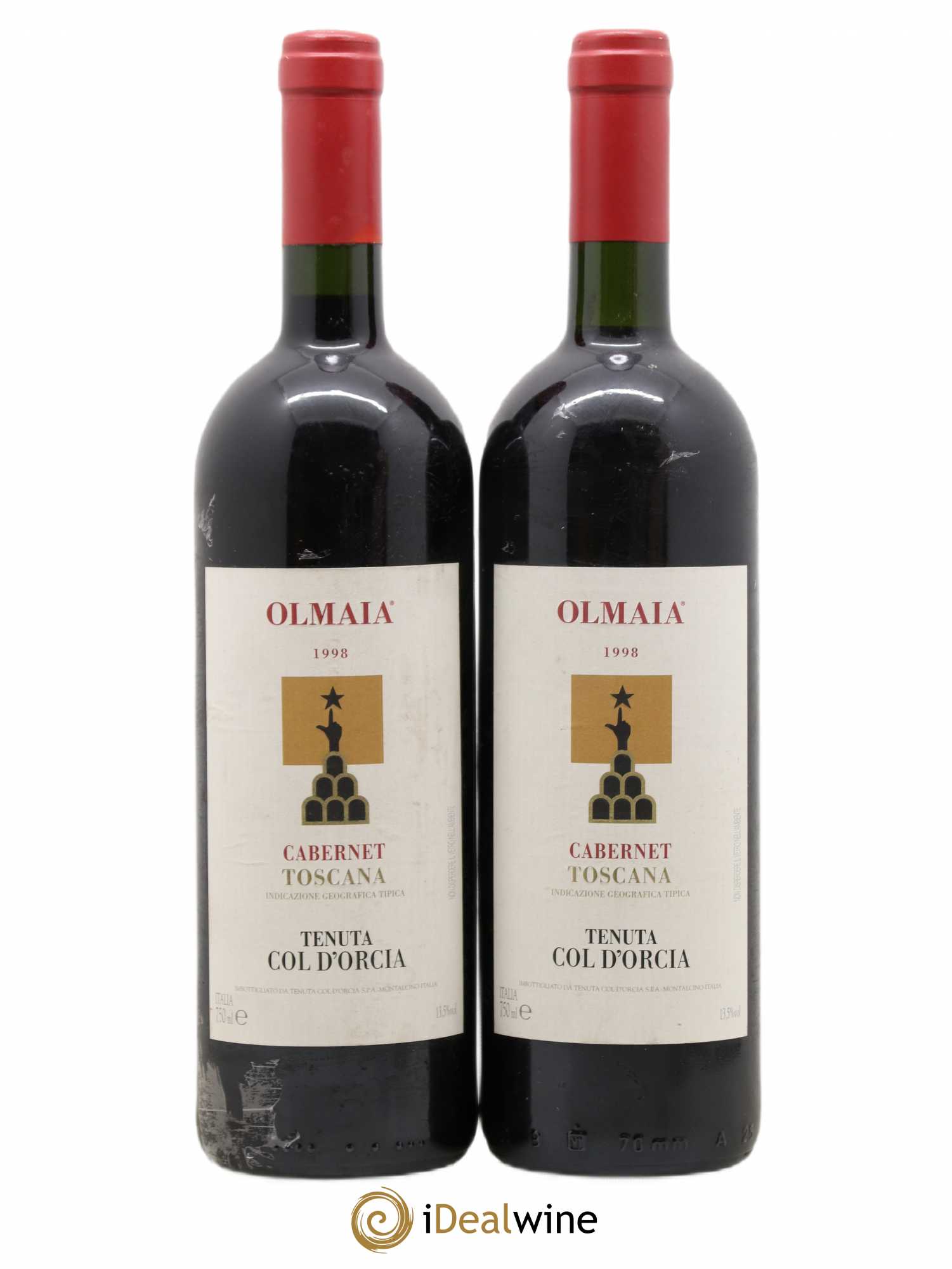 Toscana IGT Olmaia Tenuta Col d'Orcia 1998 - Lot de 2 bouteilles - 0