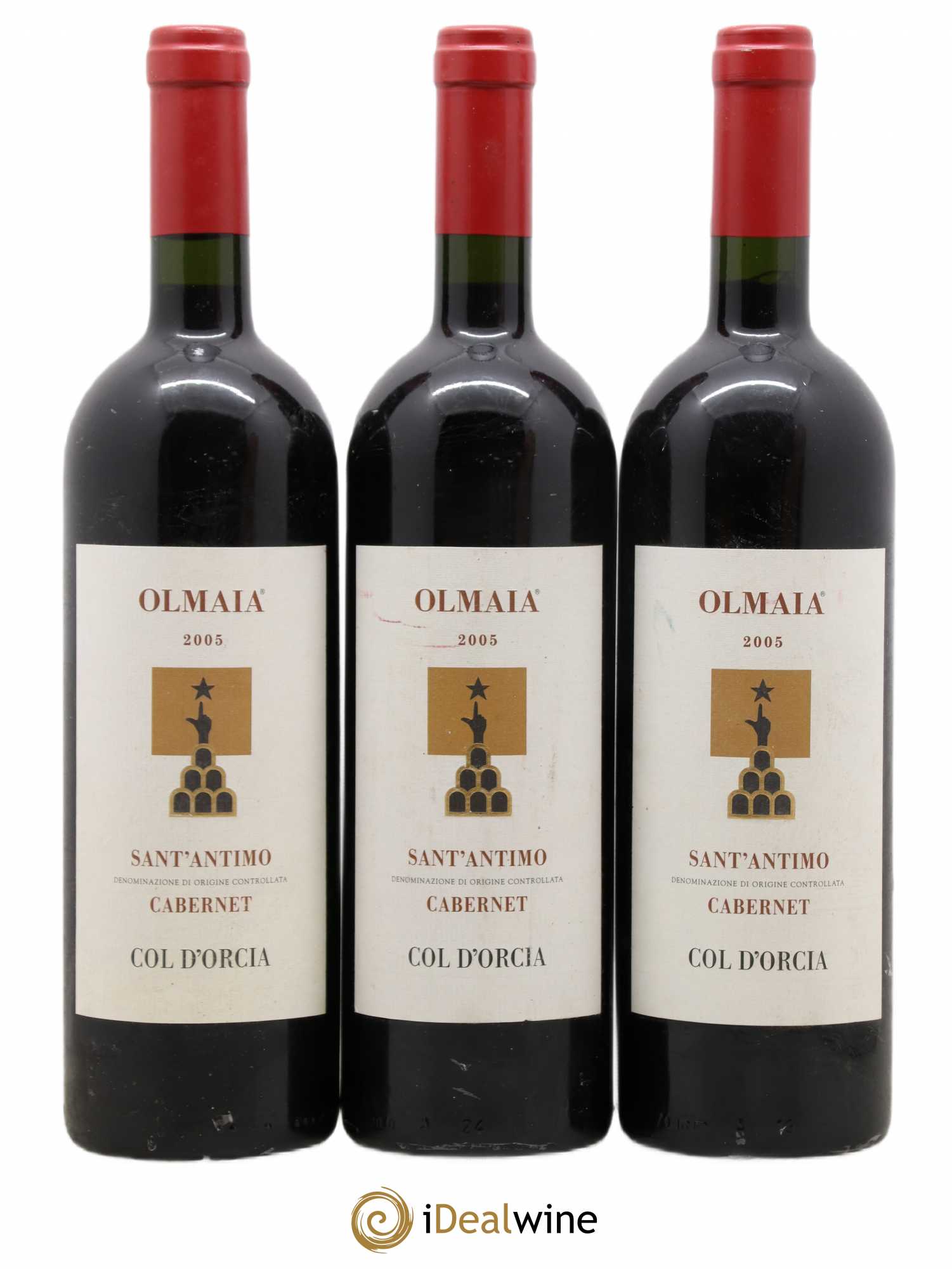 Italie Sant'antimo DOC Olmaia Tenuta Col d'Orcia 2005 - Posten von 3 Flaschen - 0