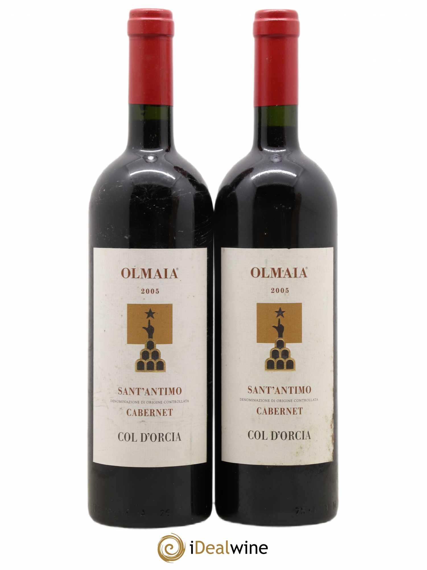 Italie Sant'antimo DOC Olmaia Tenuta Col d'Orcia 2005 - Posten von 2 Flaschen - 0
