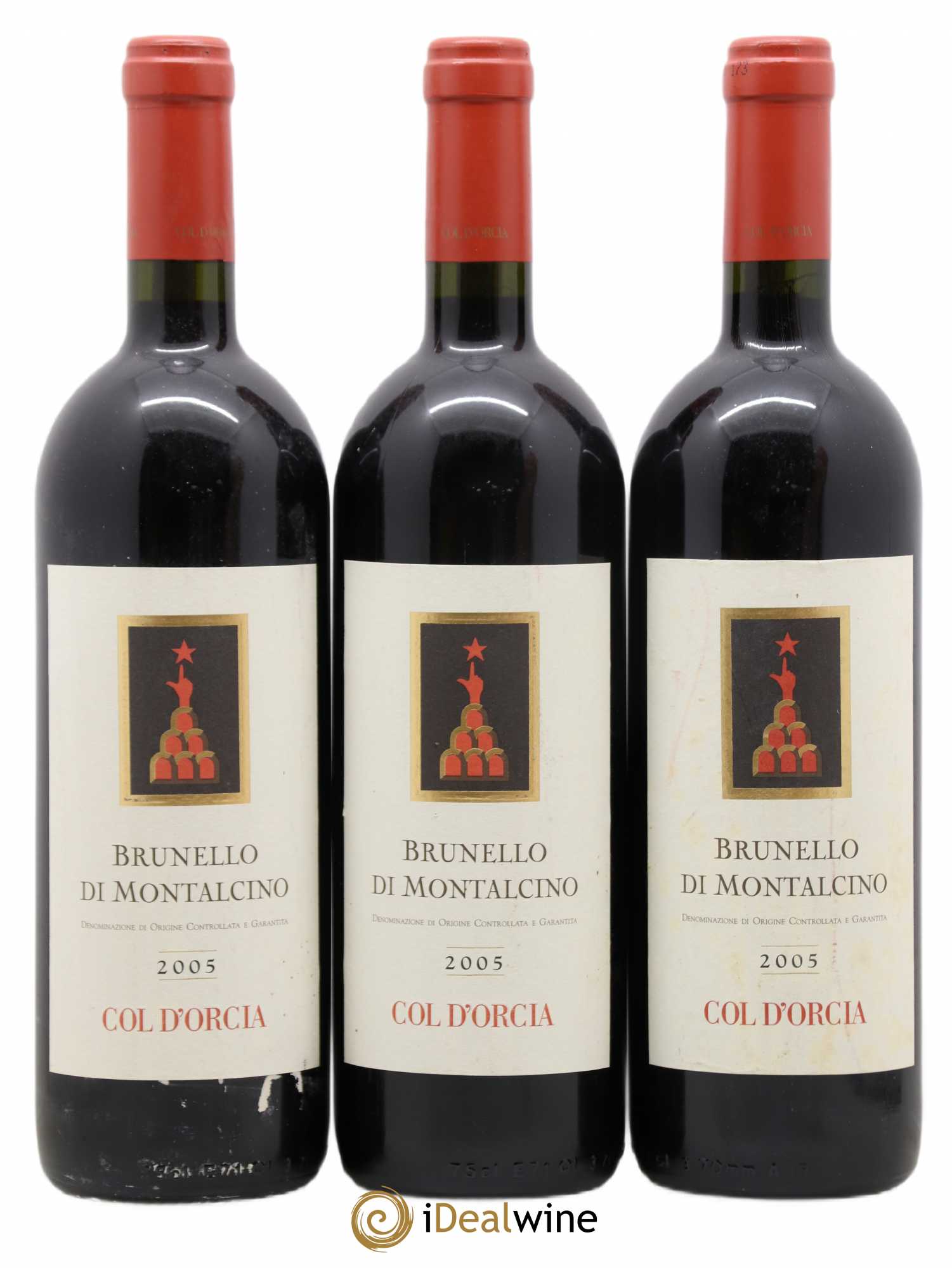 Brunello di Montalcino Tenuta Col d'Orcia 2005 - Lot de 3 bouteilles - 0