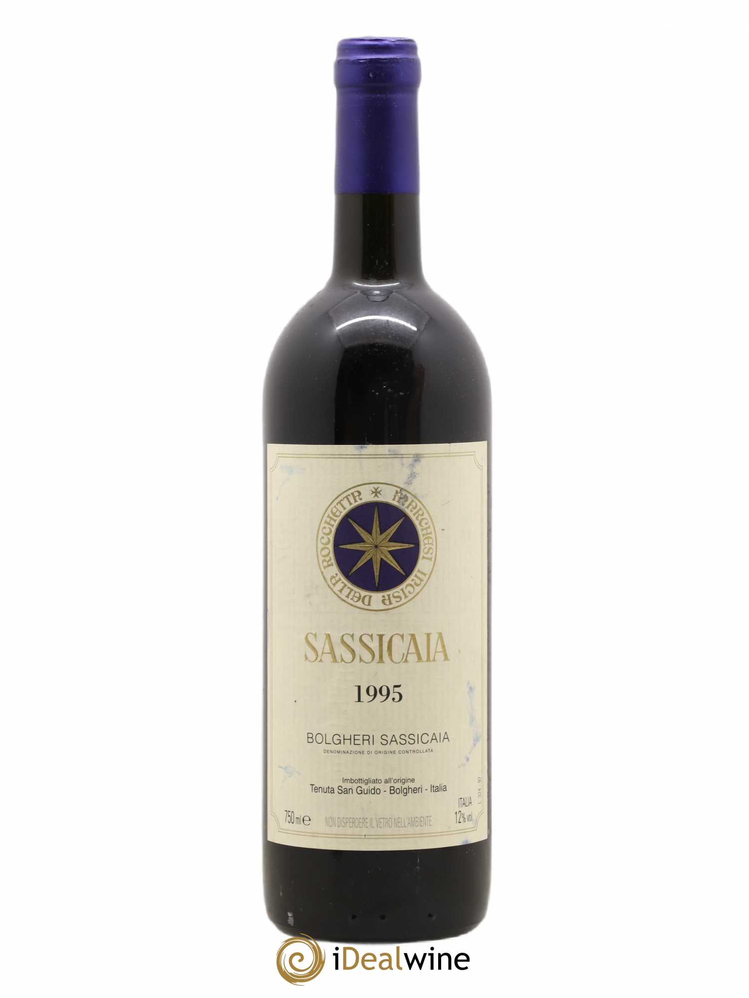 Bolgheri DOC Sassicaia Tenuta San Guido 1995 - Lot de 1 bouteille - 0