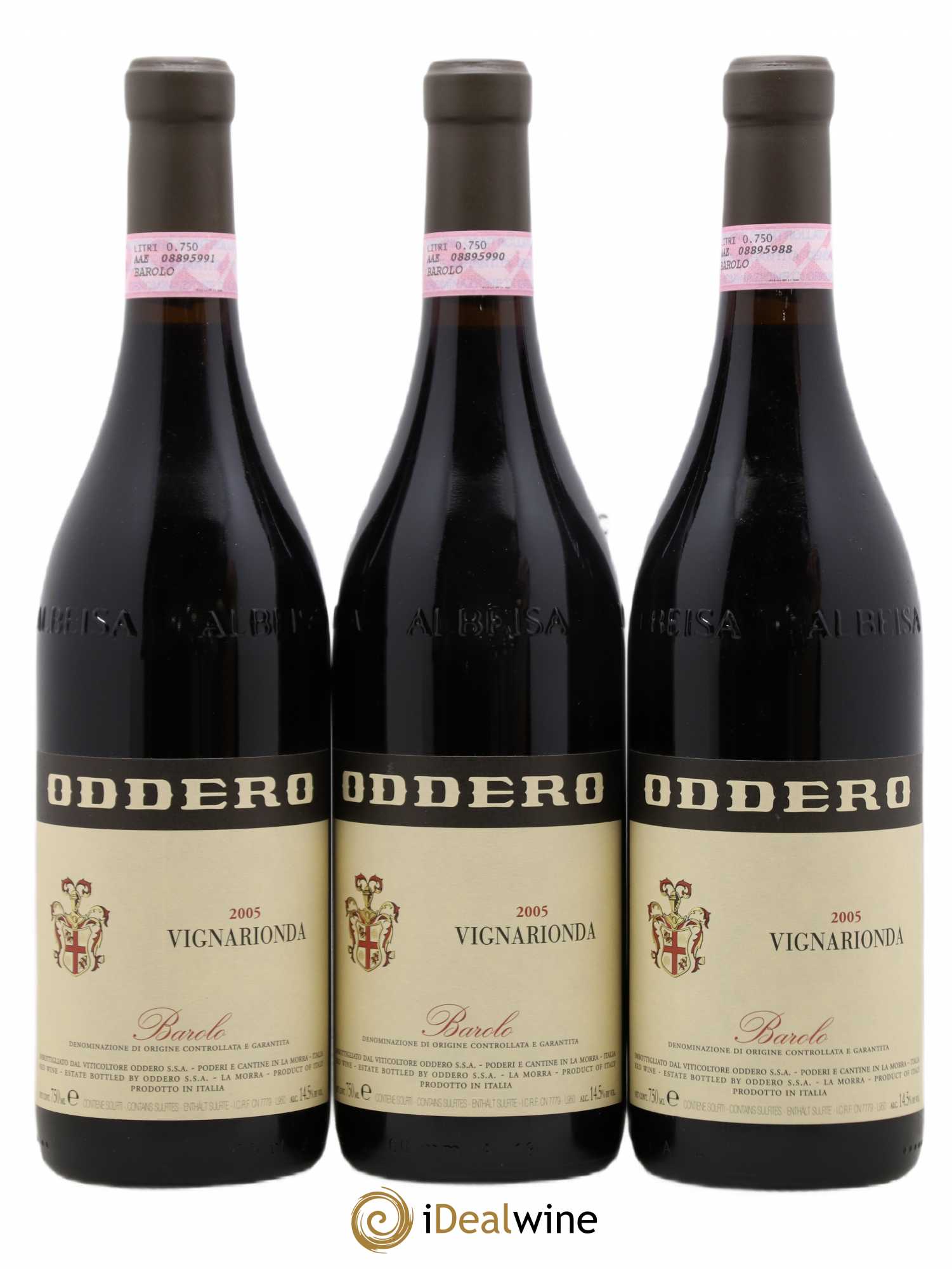 Barolo DOCG Vigna Rionda Oddero 2005 - Lot of 6 bottles - 1