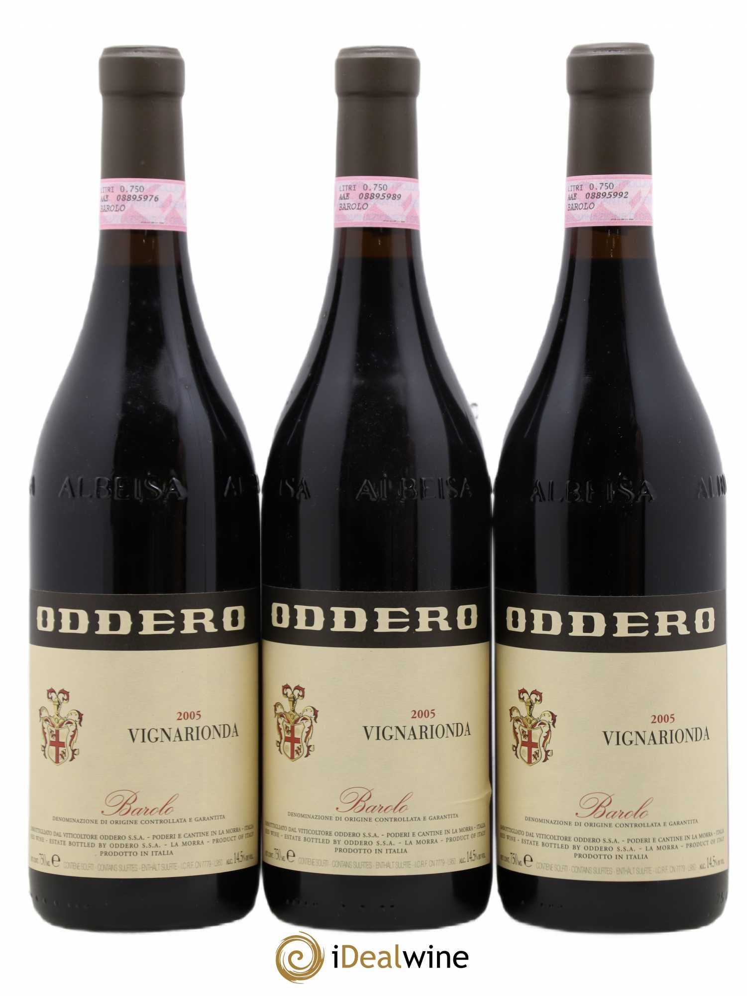 Barolo DOCG Vigna Rionda Oddero 2005 - Lot of 6 bottles - 2