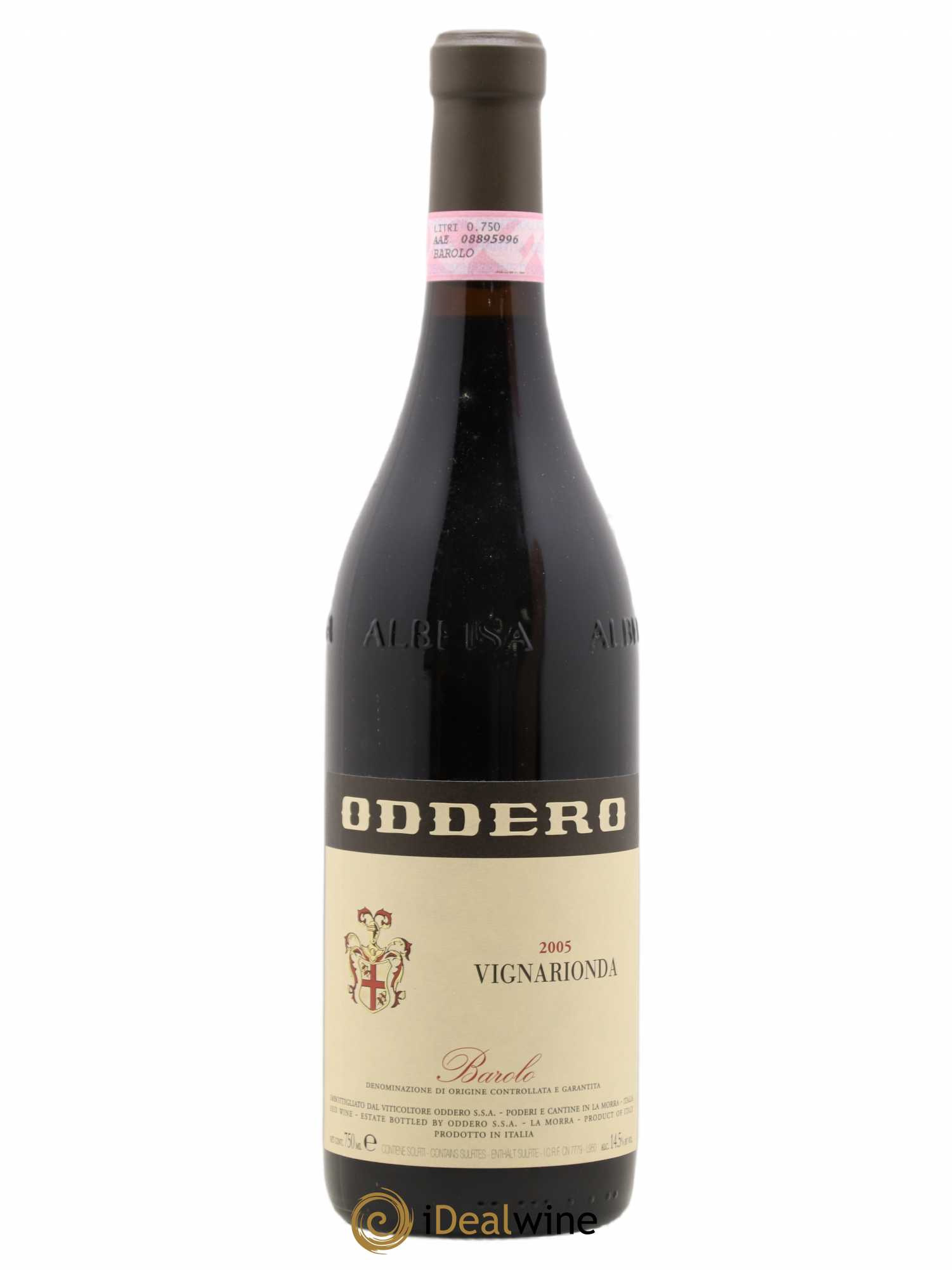 Barolo DOCG Vigna Rionda Oddero 2005 - Lotto di 1 bottiglia - 0