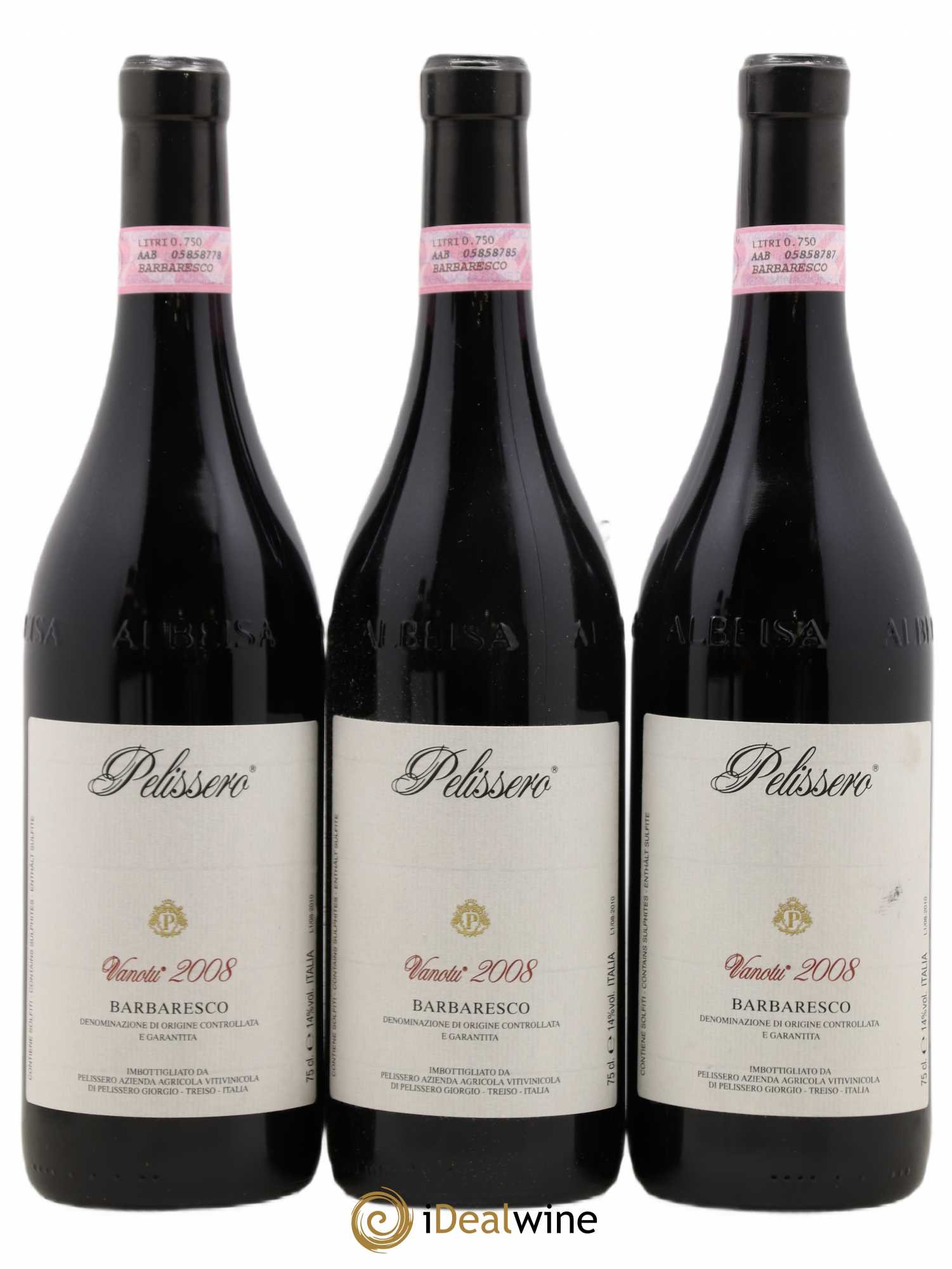 Barbaresco DOCG Vanotu Pelissero 2008 - Lot de 6 bouteilles - 1