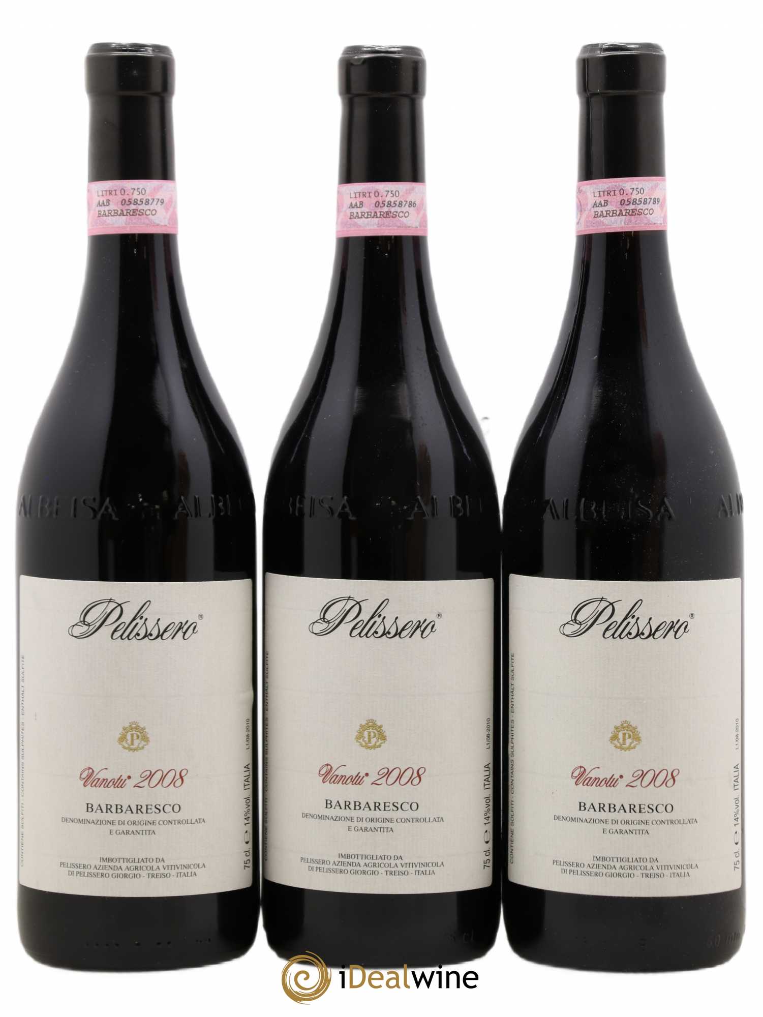 Barbaresco DOCG Vanotu Pelissero 2008 - Lot de 6 bouteilles - 2