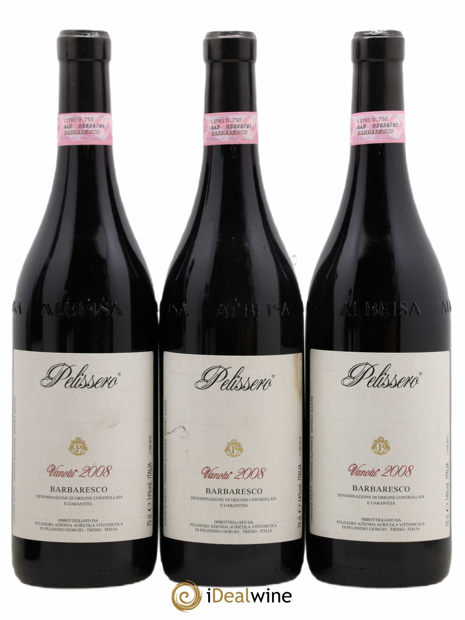 Barbaresco DOCG Vanotu Pelissero 2008 - Lot de 6 bouteilles - 1