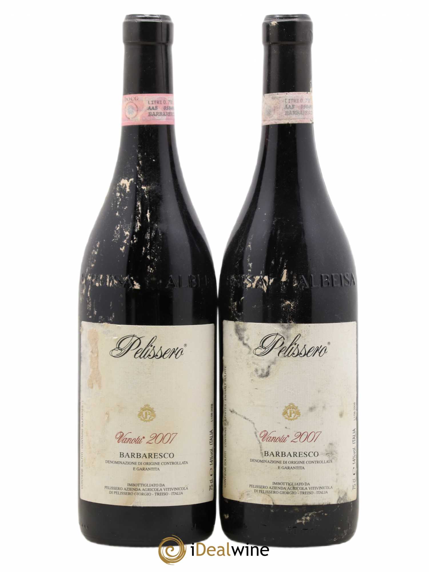 Barbaresco DOCG Vanotu Pelissero 2007 - Lot de 2 bouteilles - 0