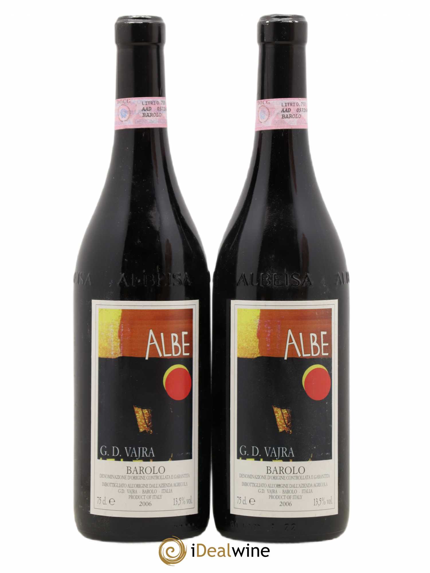 Barolo Albe Vajra 2006 - Posten von 2 Flaschen - 0
