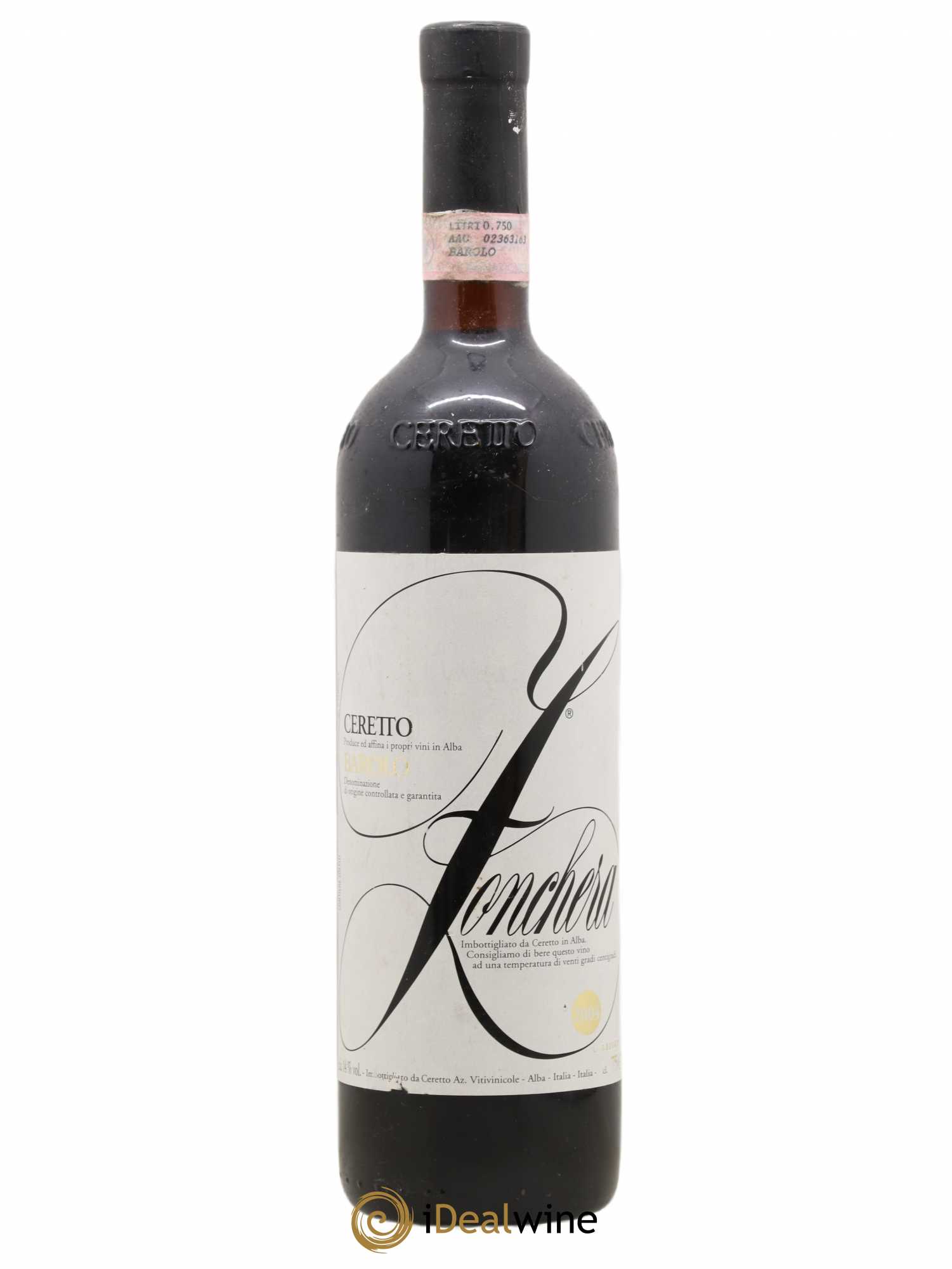 Barolo Ceretto Zonchera 2004 - Lot de 1 bouteille - 0