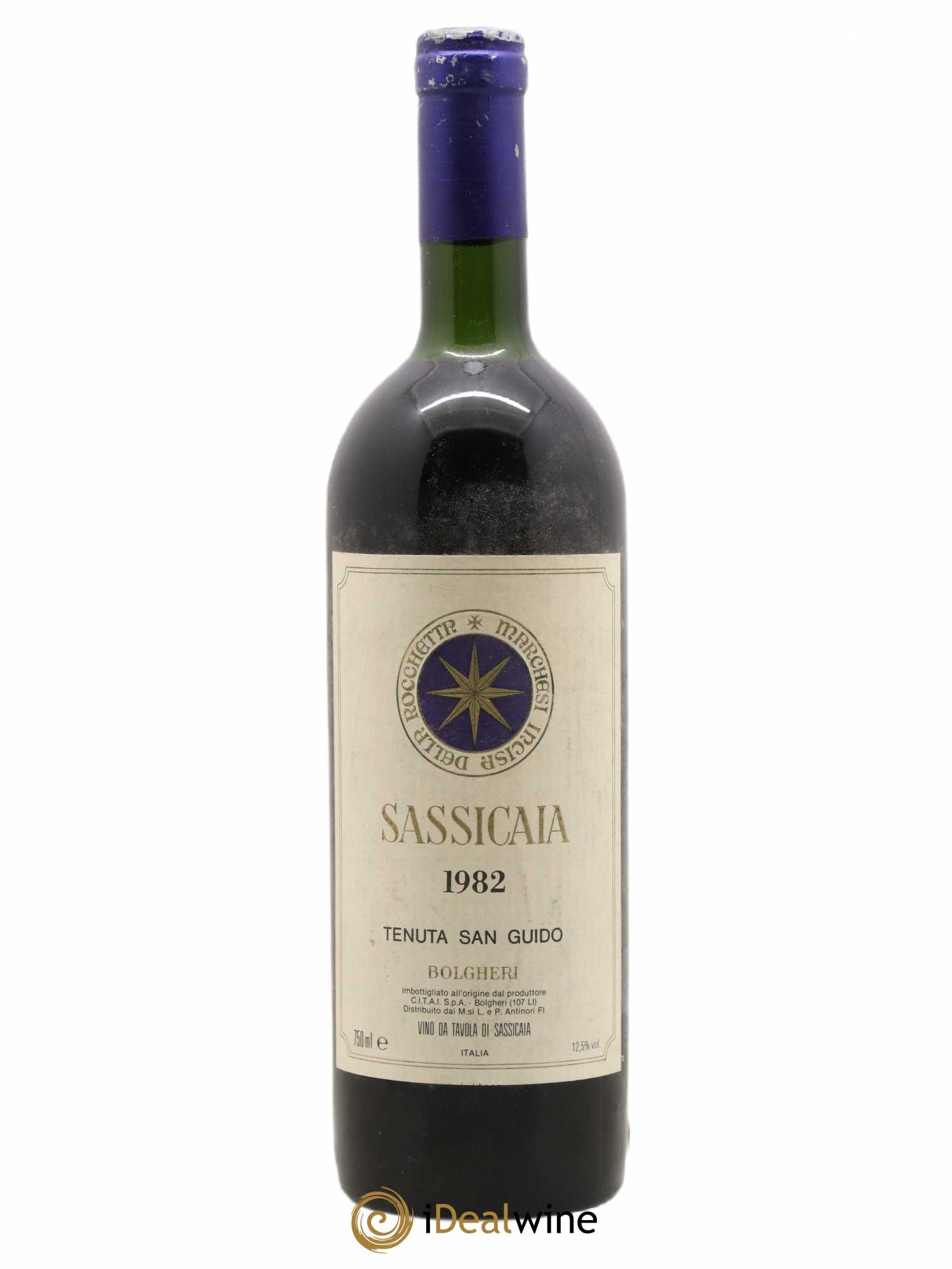 Bolgheri DOC Sassicaia Tenuta San Guido 1982 - Lot de 1 bouteille - 0