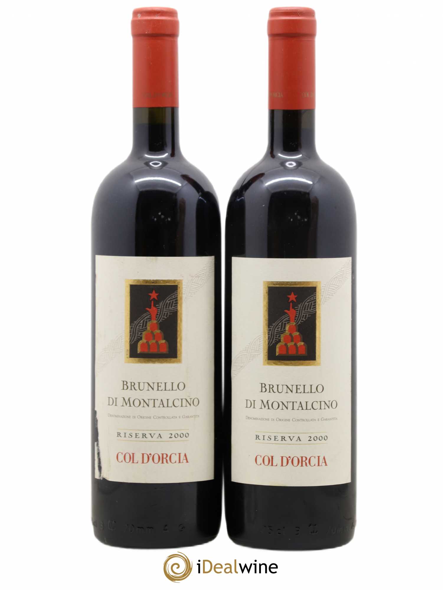 Brunello di Montalcino Riserva Tenuta Col d'Orcia 2000 - Lot de 2 bouteilles - 0