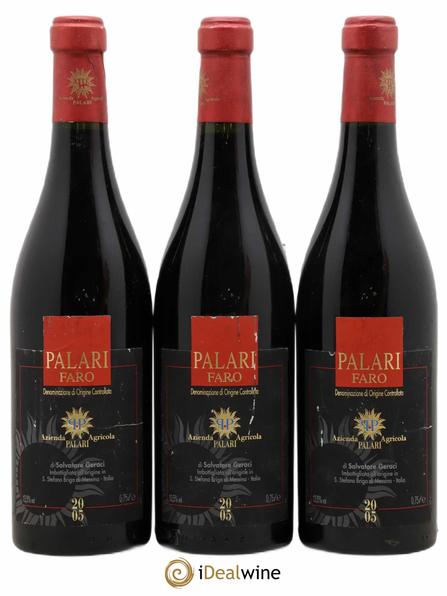Italie Sicile Faro DOC Azienda Agricola Palari - Salvatore Geraci 2005 - Posten von 3 Flaschen - 0