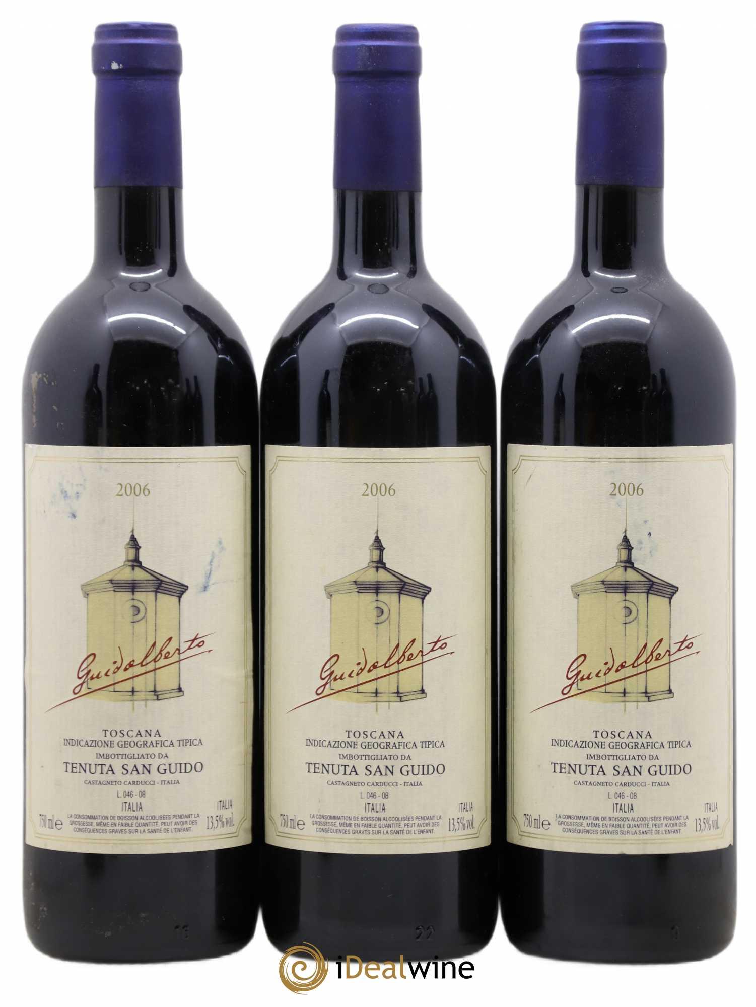 Toscana IGT Guidalberto Tenuta San Guido 2006 - Lot de 6 bouteilles - 1