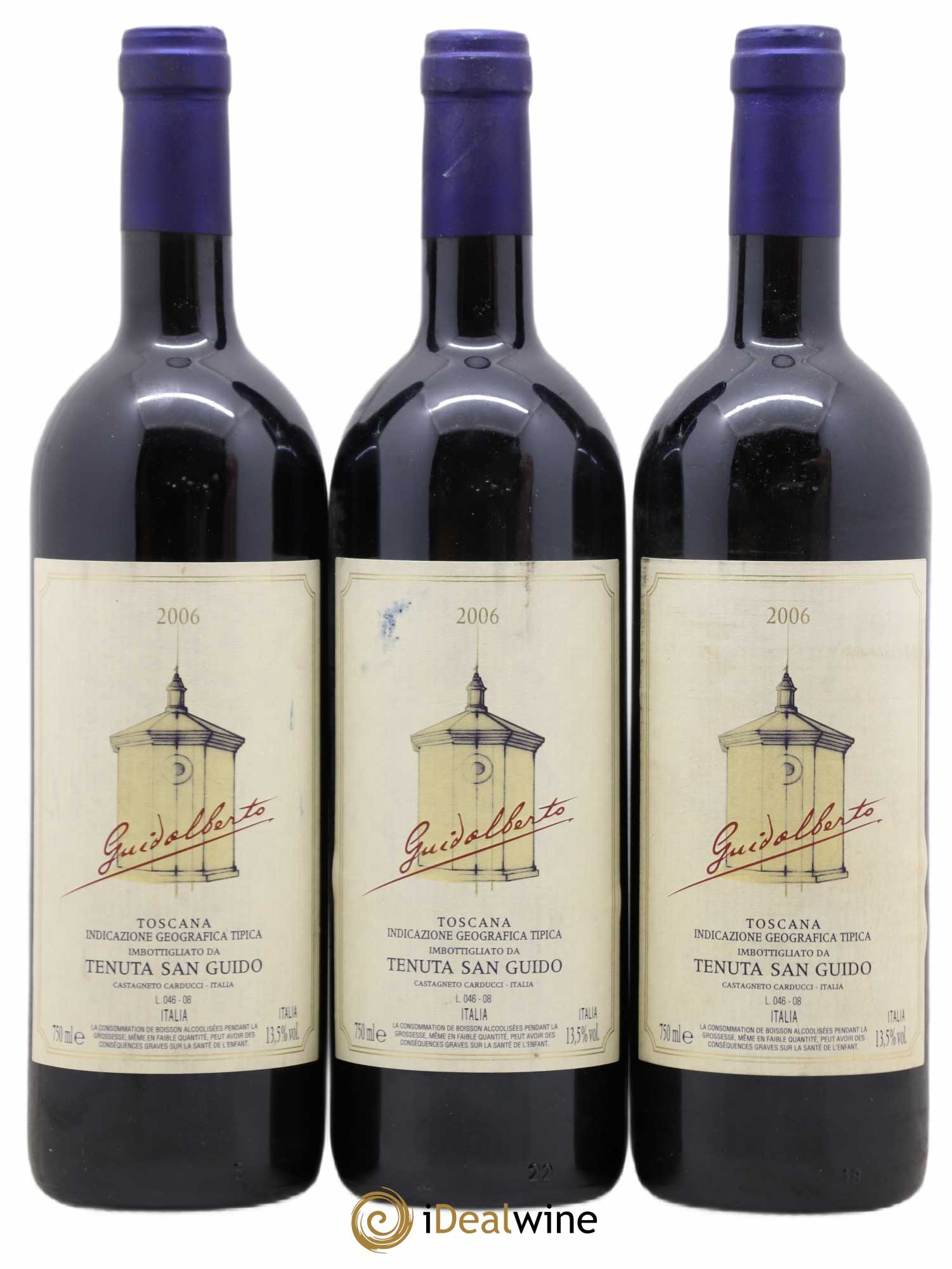 Toscana IGT Guidalberto Tenuta San Guido 2006 - Lot de 6 bouteilles - 2