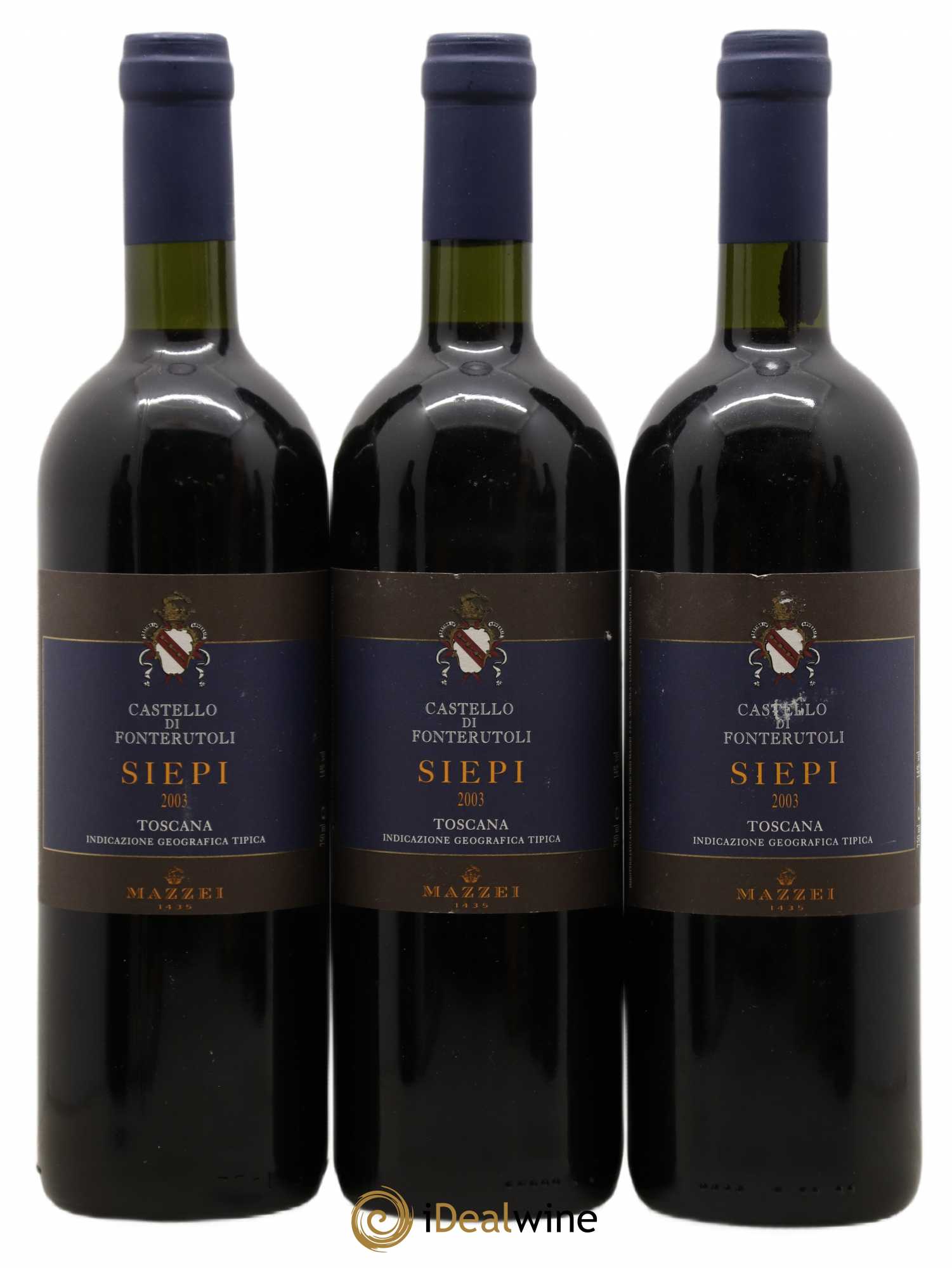 Toscana IGT Castello di Fonterutoli Siepi Mazzei 2003 - Lot de 6 bouteilles - 2