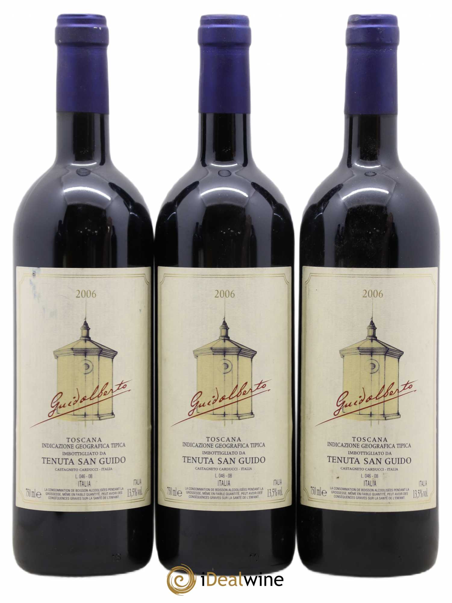 Toscana IGT Guidalberto Tenuta San Guido 2006 - Lot de 6 bouteilles - 2