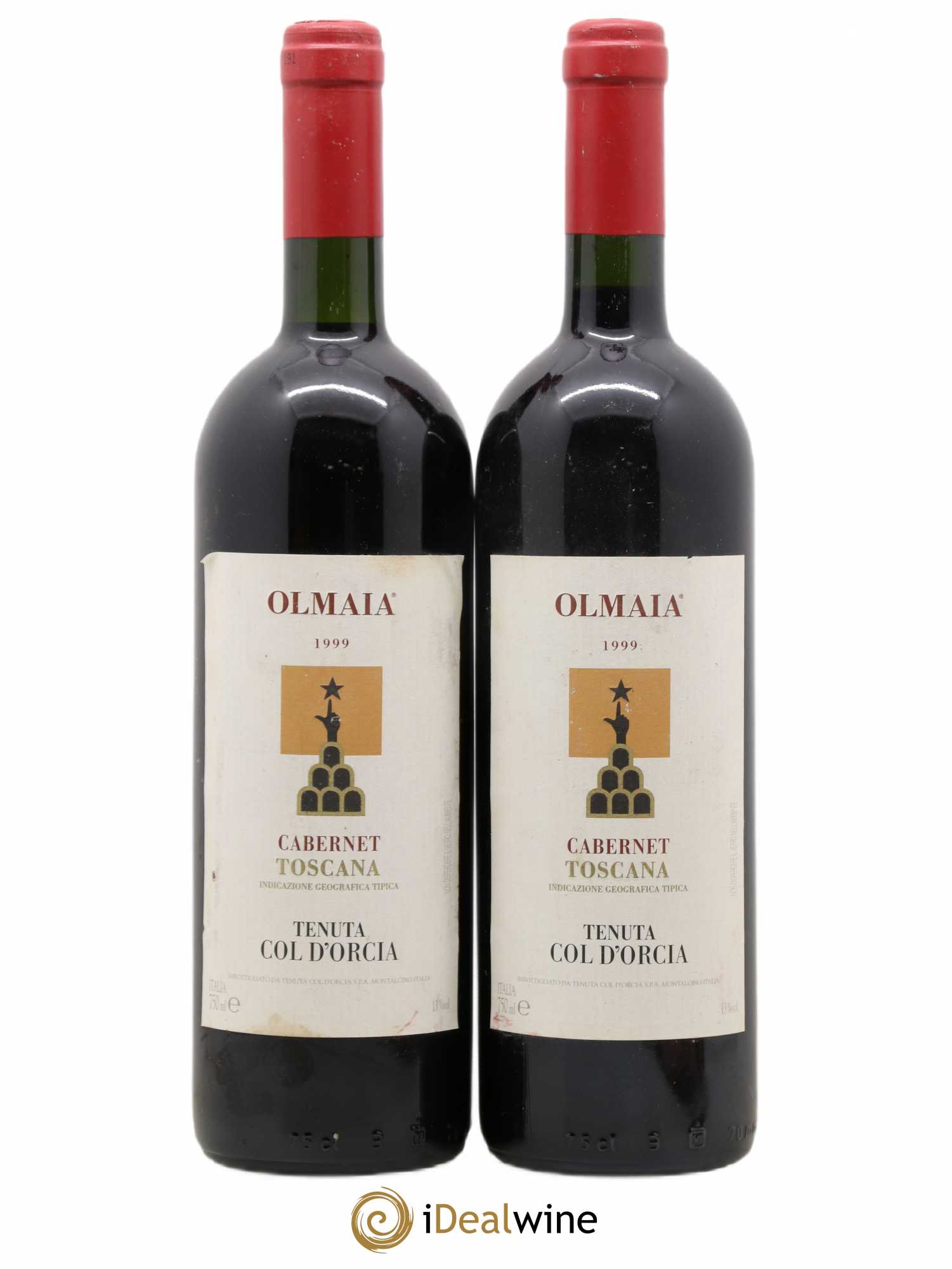 Toscana IGT Olmaia Tenuta Col d'Orcia 1999 - Lot de 2 bouteilles - 0