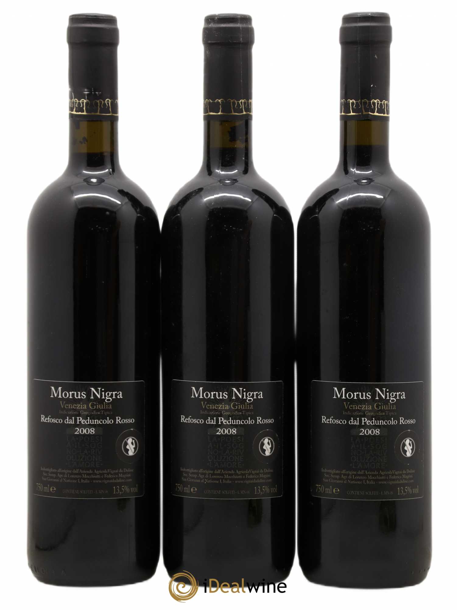 Italie IGT Venezia Giulia Morus Nigra Vignai da Duline 2008 - Posten von 3 Flaschen - 1