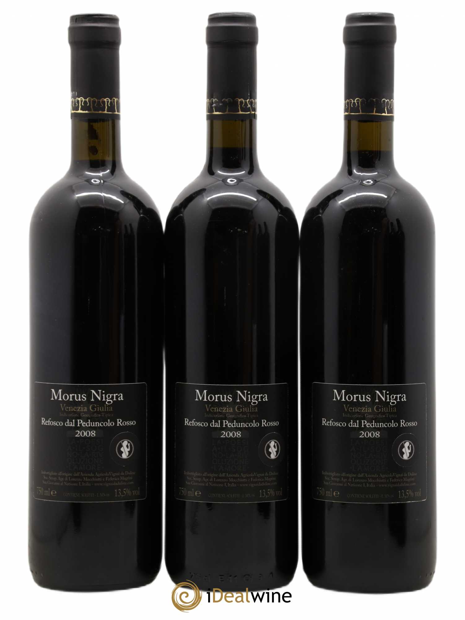 Frioul IGT Venezia Giulia Morus Nigra Vignai da Duline 2008 - Posten von 6 Flaschen - 2