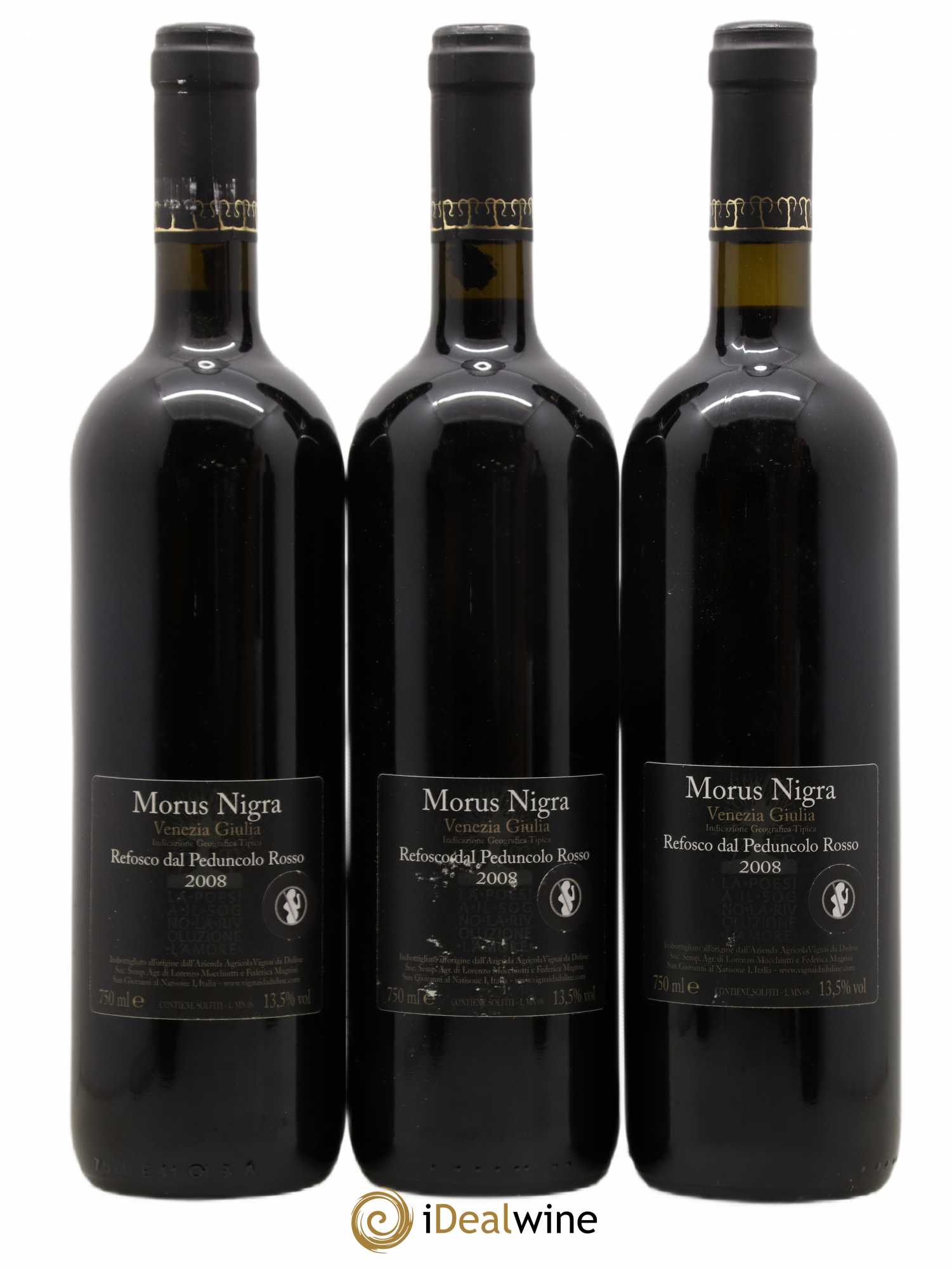 Frioul IGT Venezia Giulia Morus Nigra Vignai da Duline 2008 - Posten von 5 Flaschen - 2