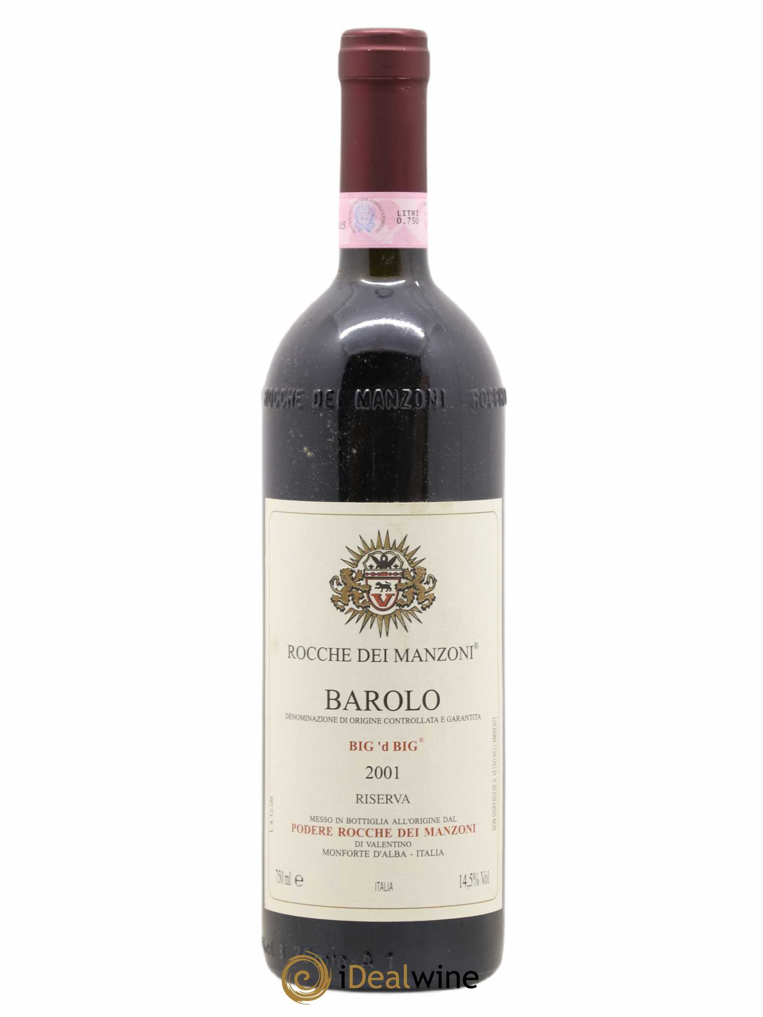 Barolo Big d'Big Riserva Podere Rocche dei Manzoni Di Valentino 2001 - Posten von 1 Flasche - 0
