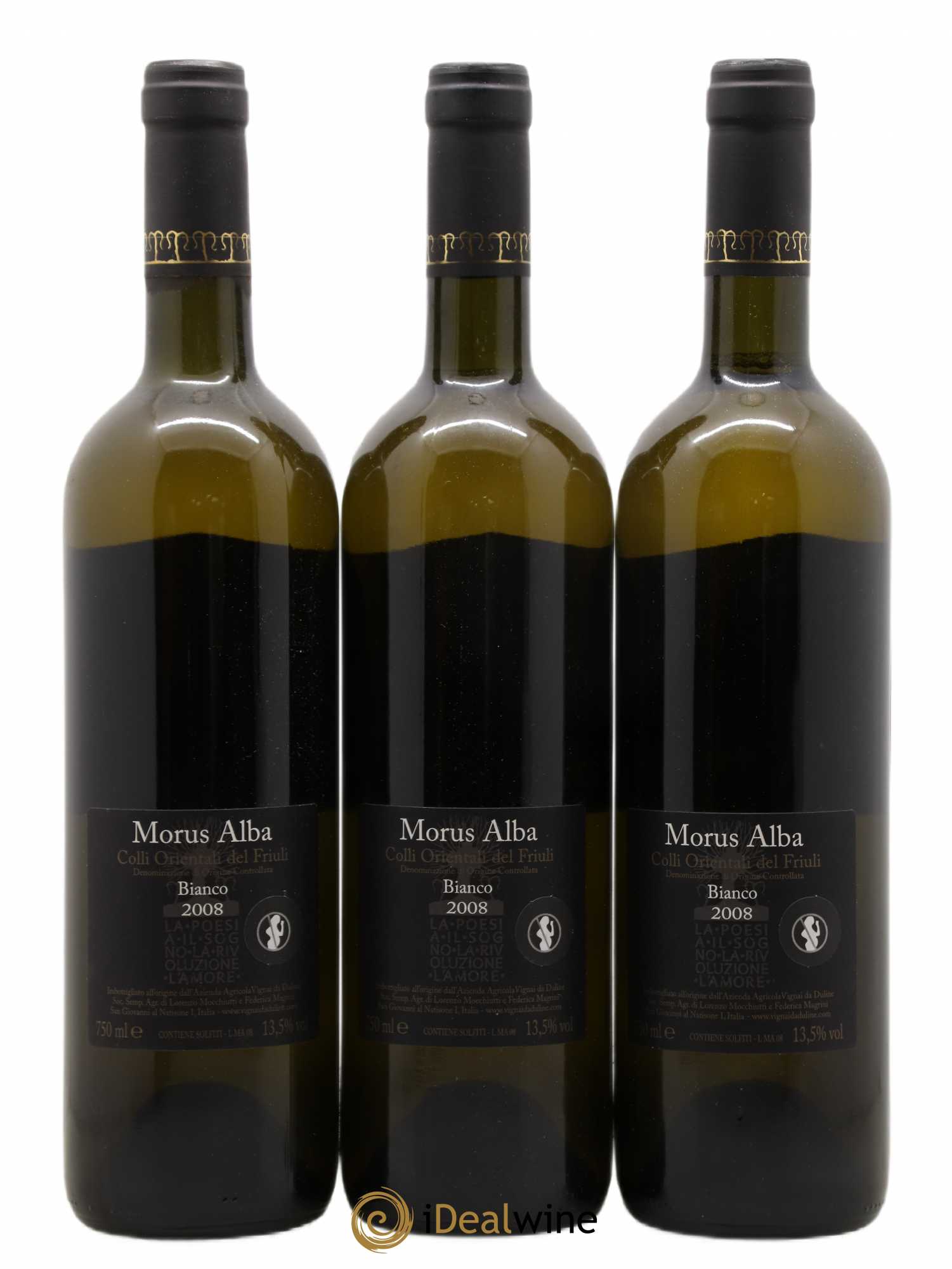 Frioul Colli Orientali del Friuli Morus Alba Vignai da Duline 2008 - Posten von 3 Flaschen - 1