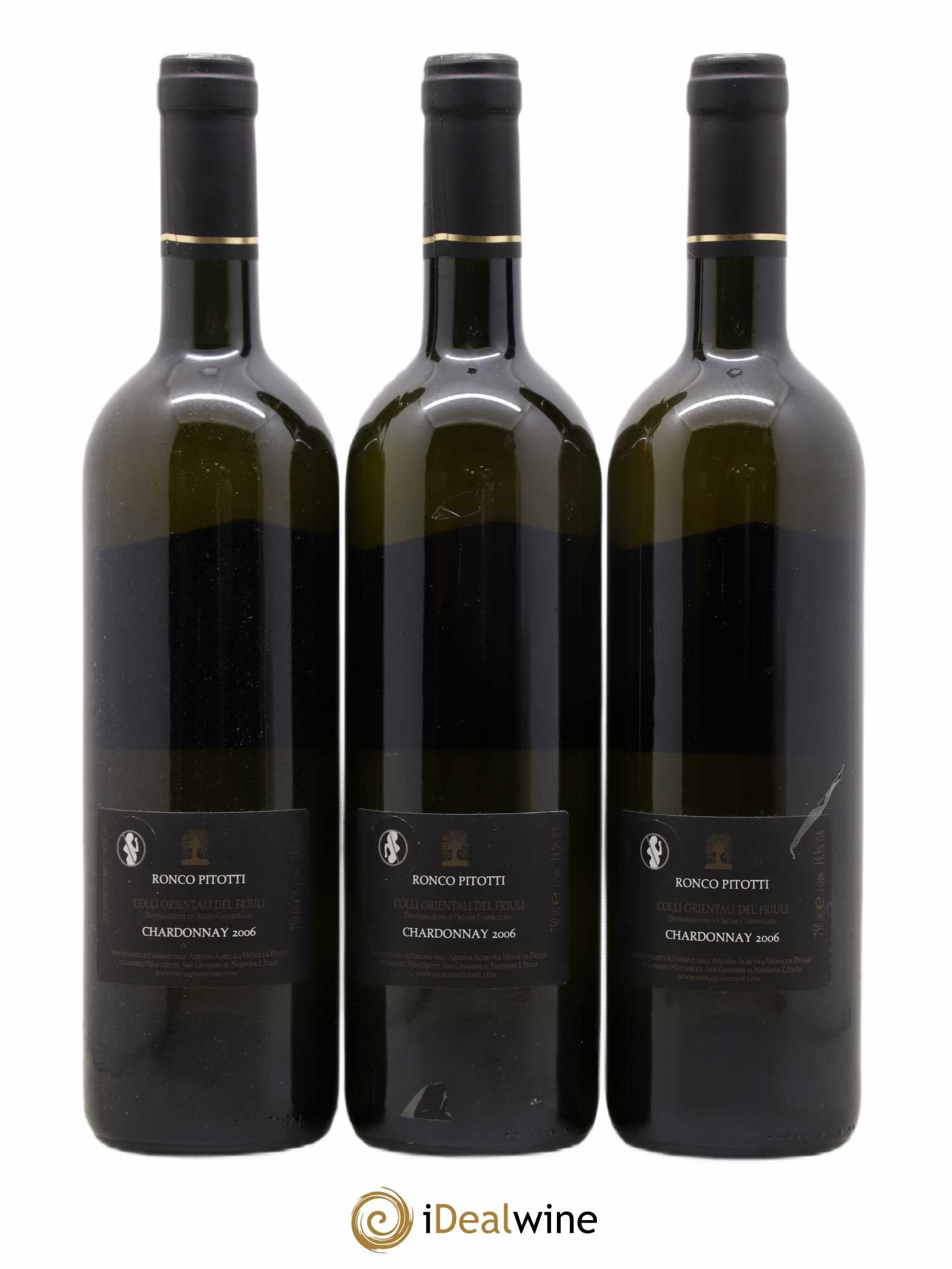 Frioul Colli Orientali del Friuli Chardonnay Ronco Pitotti Vignai da Duline 2006 - Posten von 3 Flaschen - 1