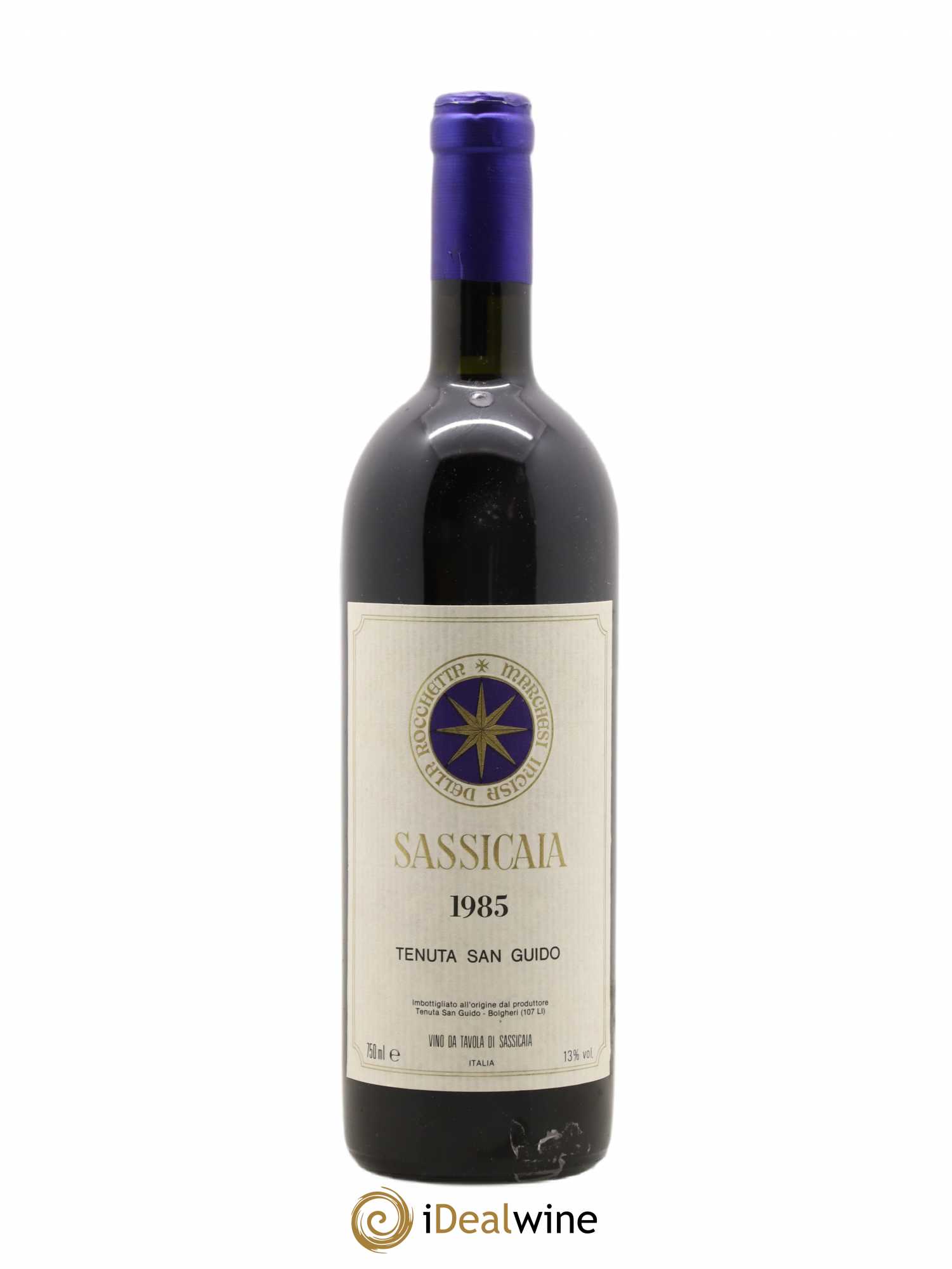 Bolgheri DOC Sassicaia Tenuta San Guido 1985 - Lot de 1 bouteille - 0