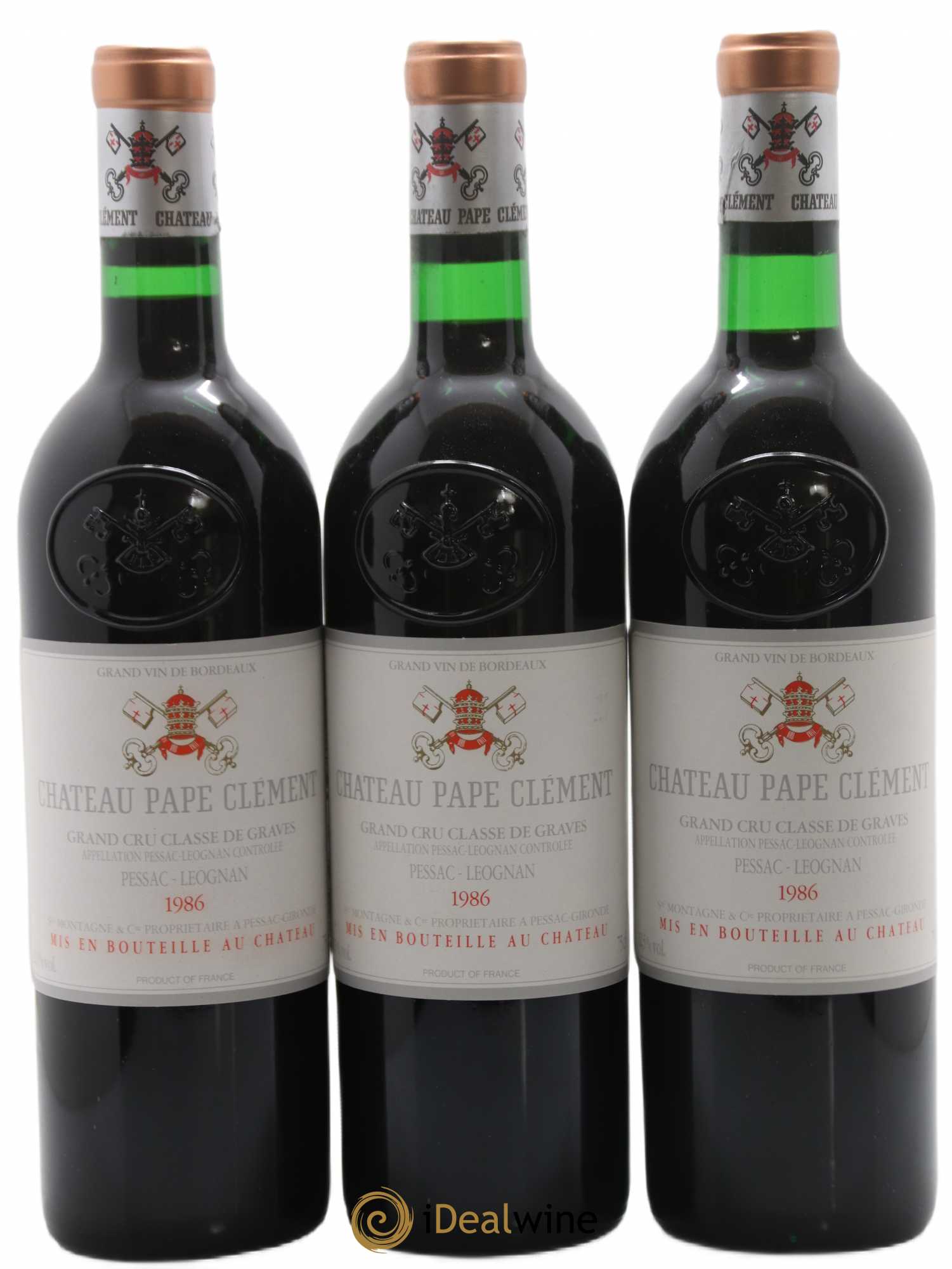 Château Pape Clément Cru Classé de Graves 1986 - Lot de 12 bouteilles - 3