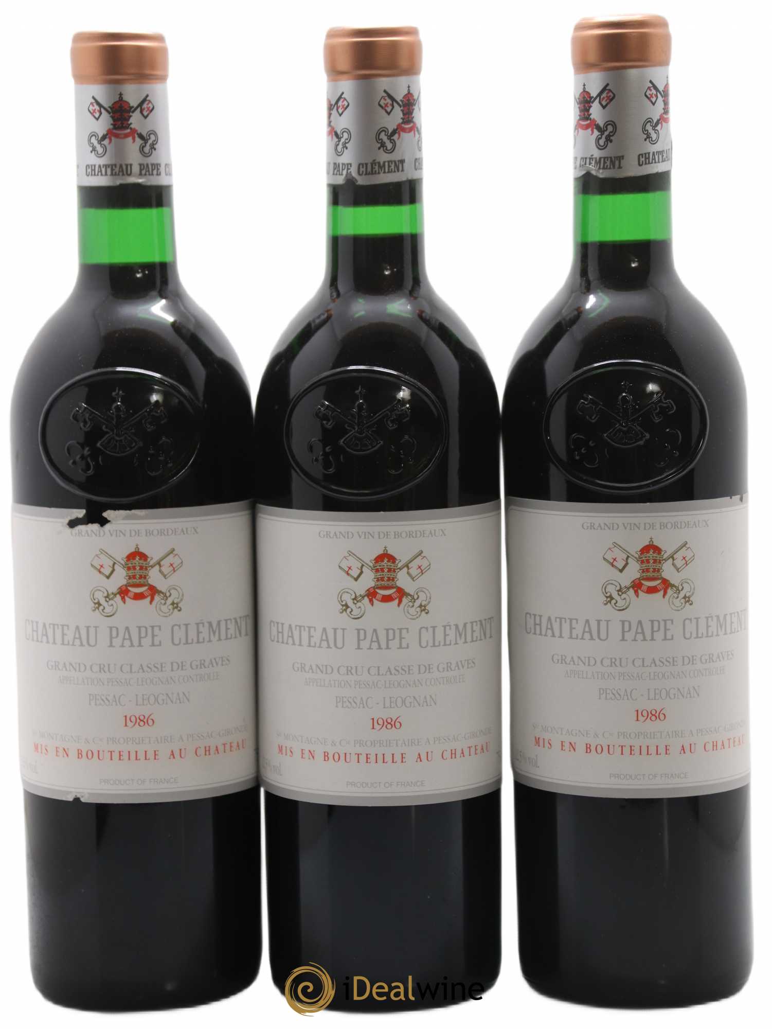 Château Pape Clément Cru Classé de Graves 1986 - Lot de 12 bouteilles - 4