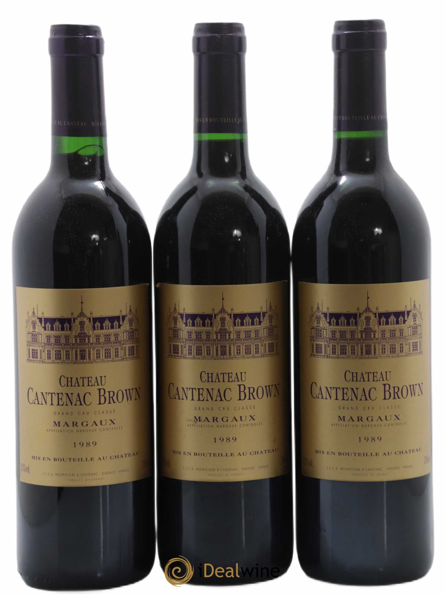 Château Cantenac Brown 3ème Grand Cru Classé 1989 - Lot de 12 bouteilles - 4