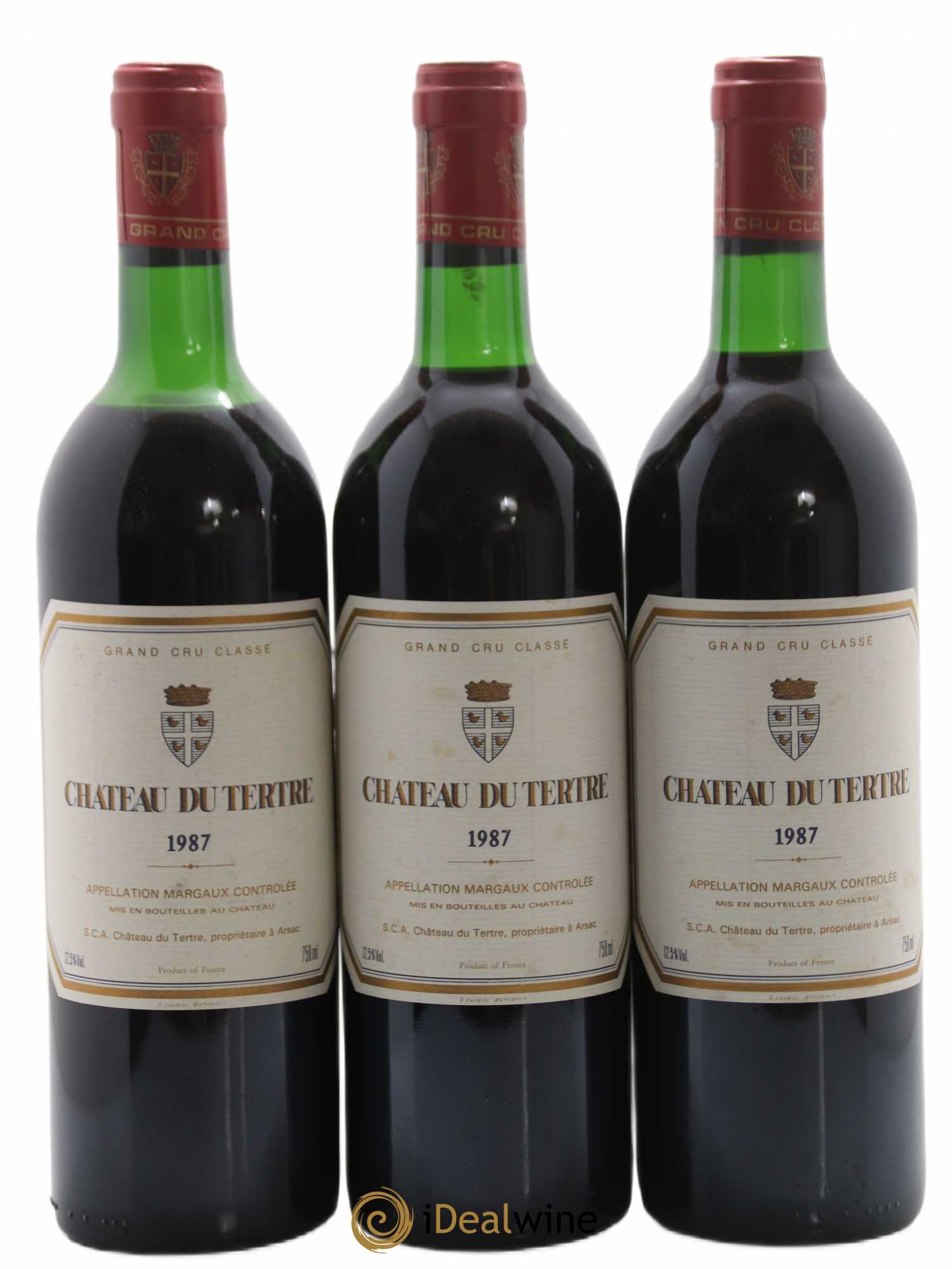 Château du Tertre 5ème Grand Cru Classé 1987 - Lot de 12 bouteilles - 2