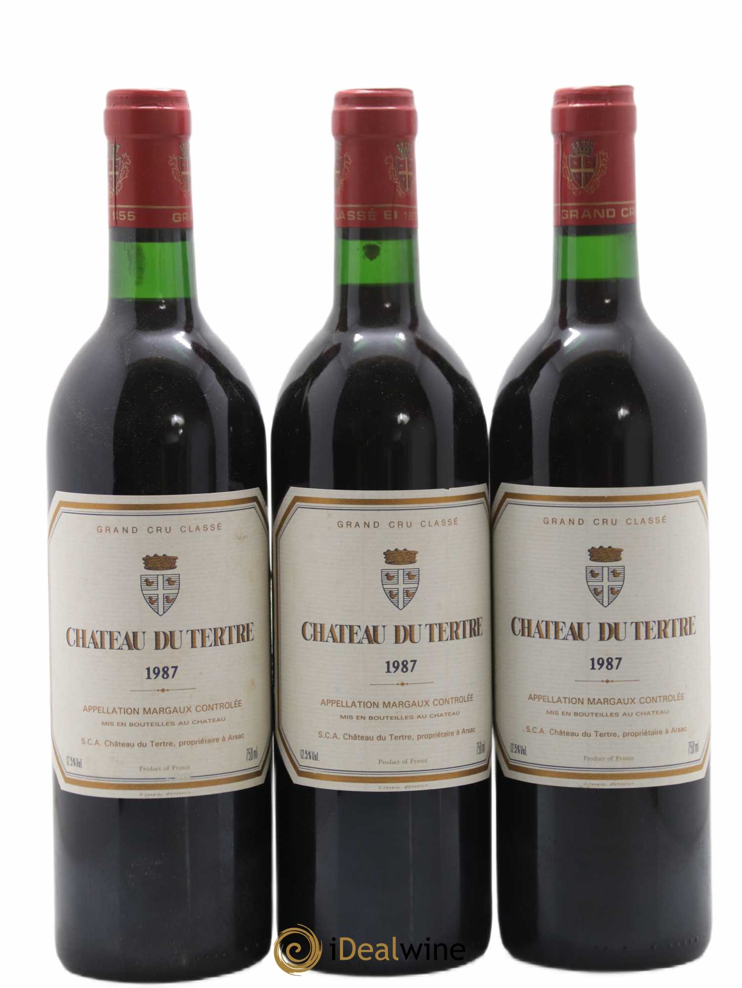 Château du Tertre 5ème Grand Cru Classé 1987 - Lot de 12 bouteilles - 4